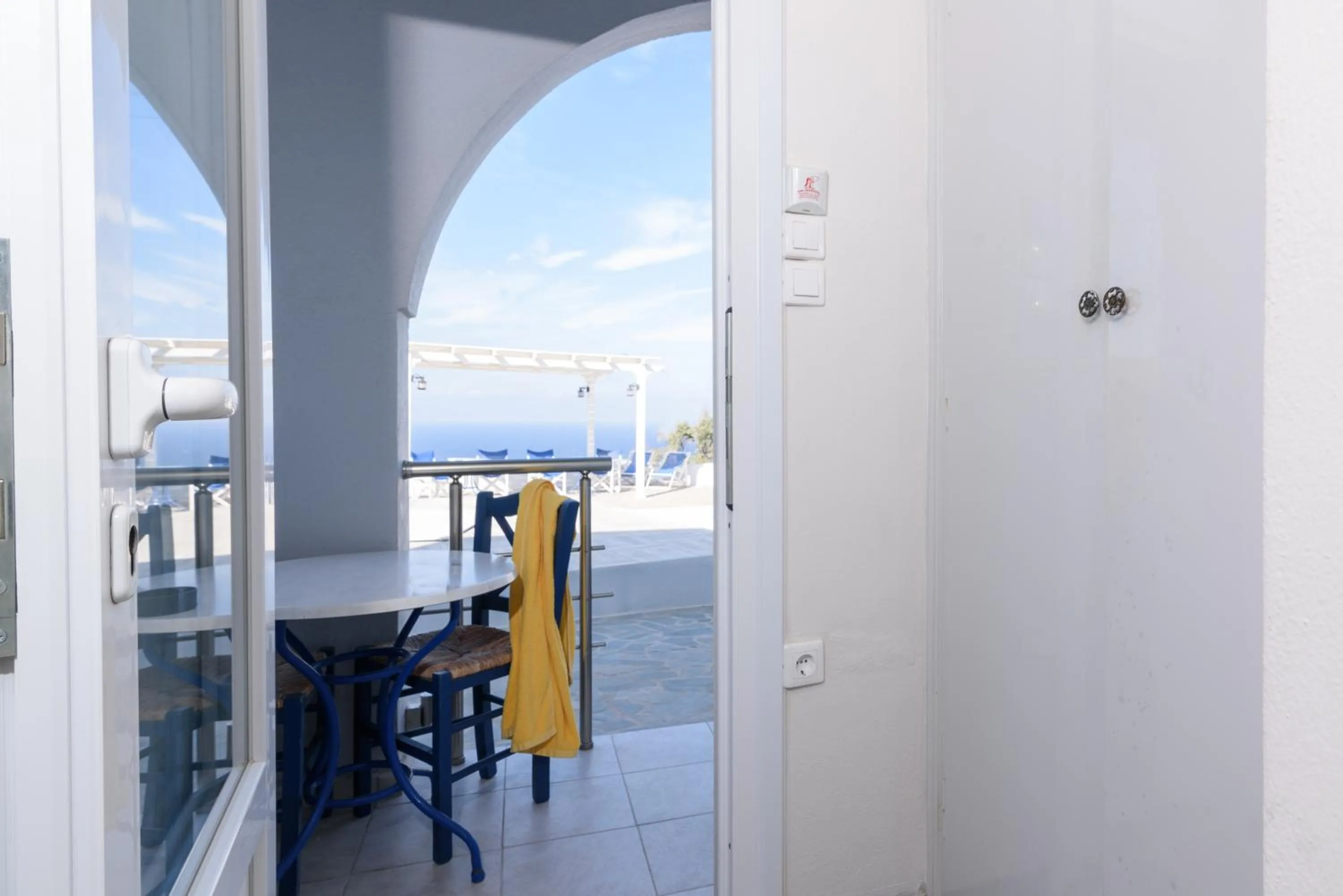 Balcony/Terrace in Unique Galini Oia - Adults Only