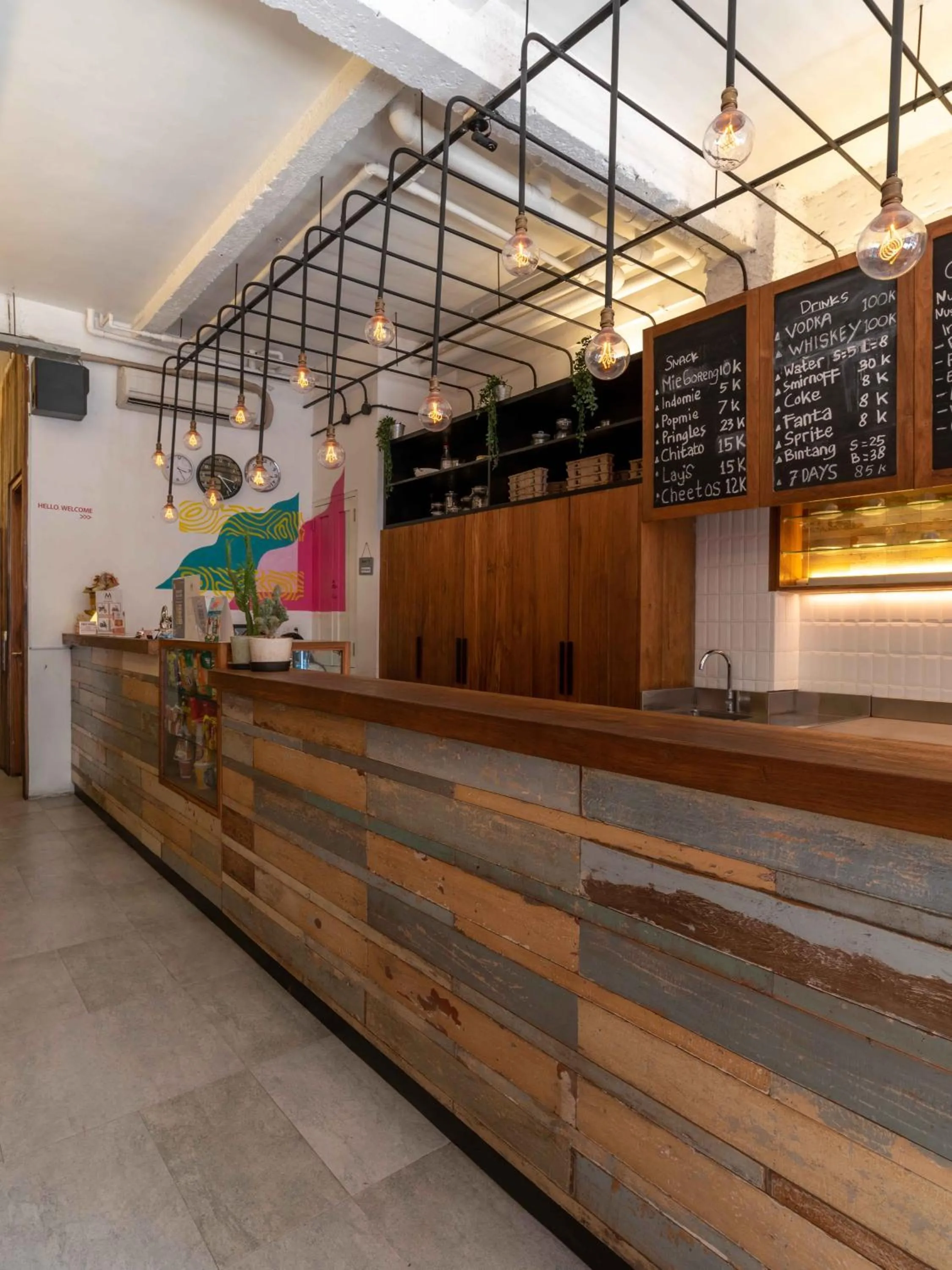 Lobby or reception in M Boutique Hostel Legian