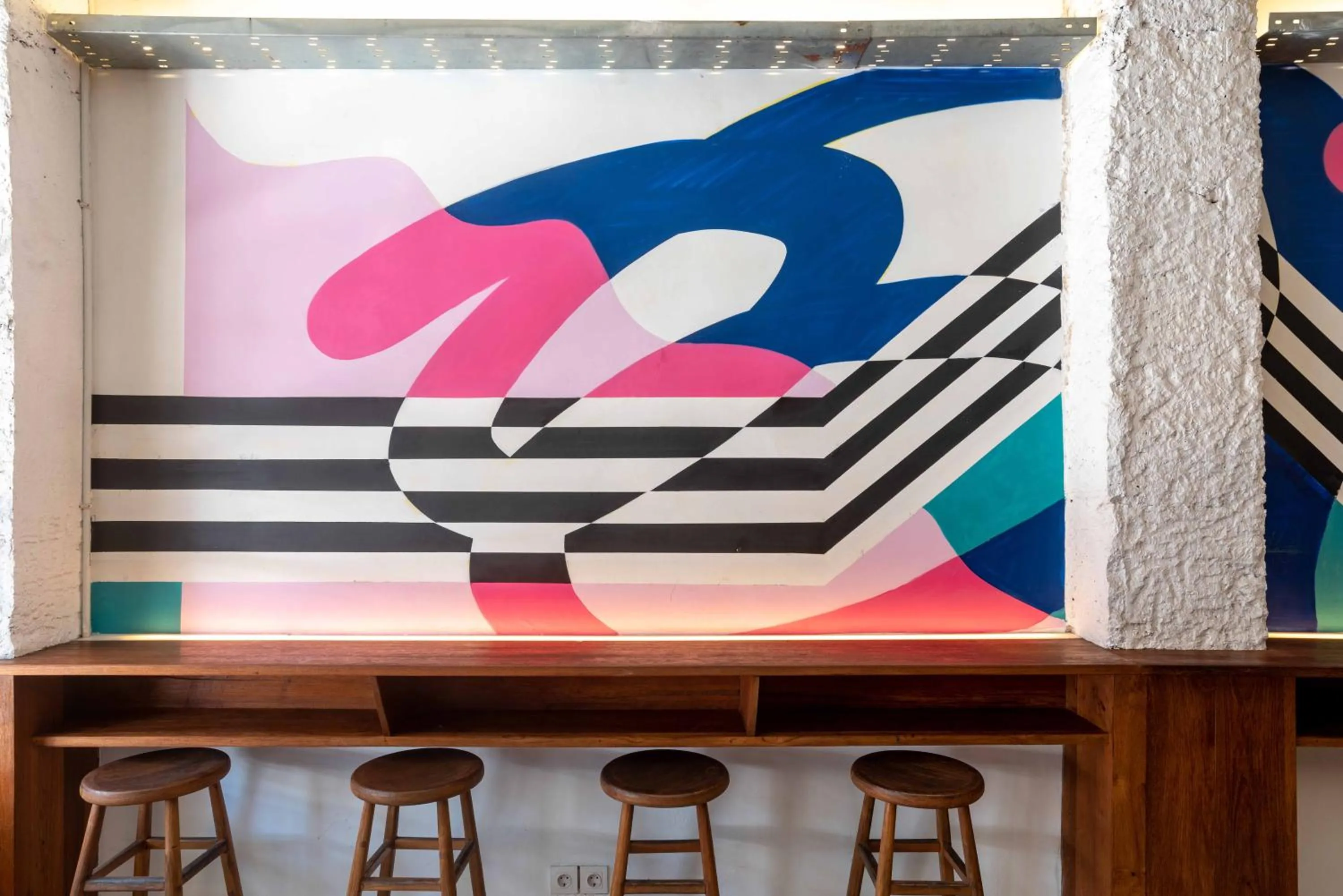 Lobby or reception in M Boutique Hostel Legian