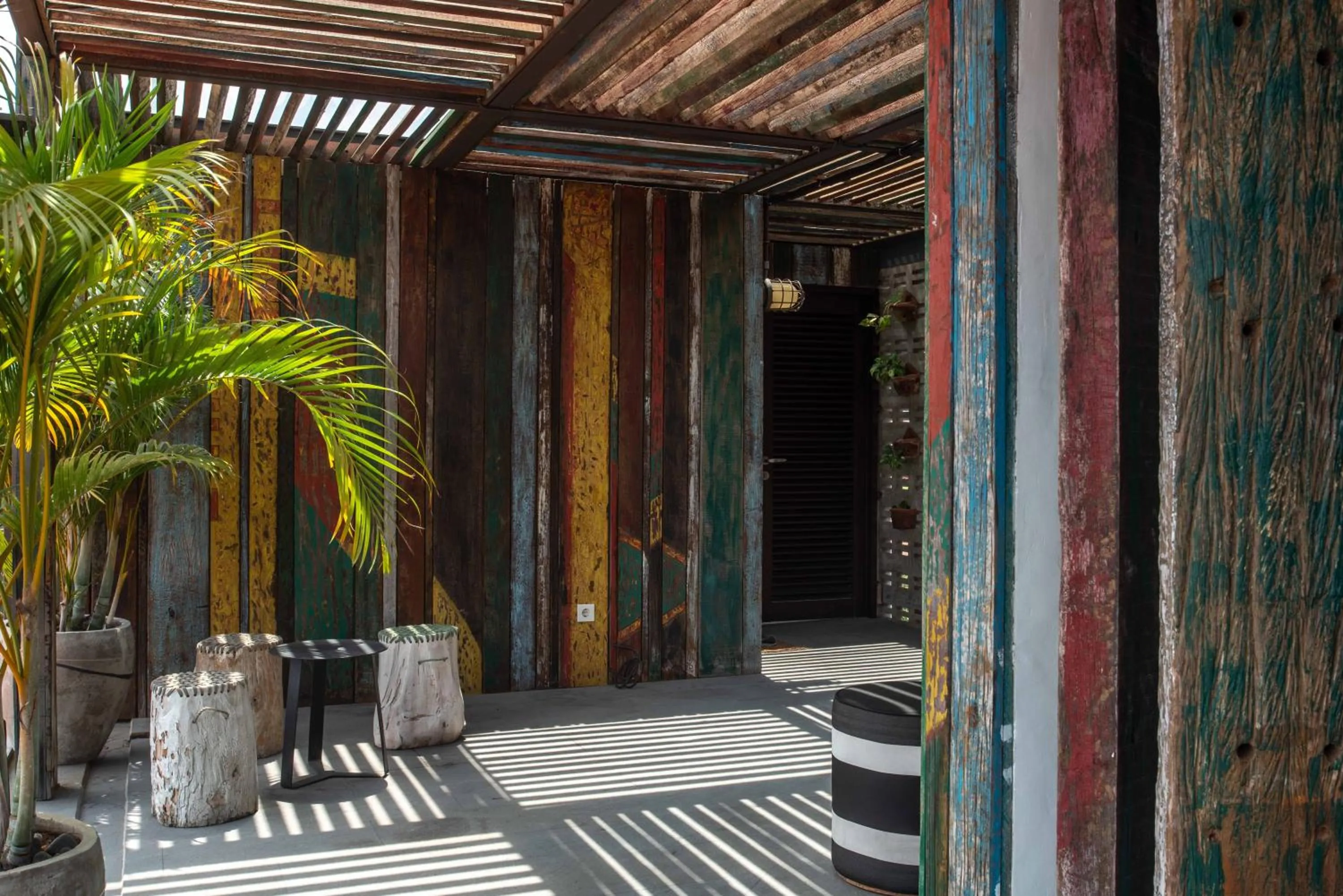 Patio in M Boutique Hostel Legian