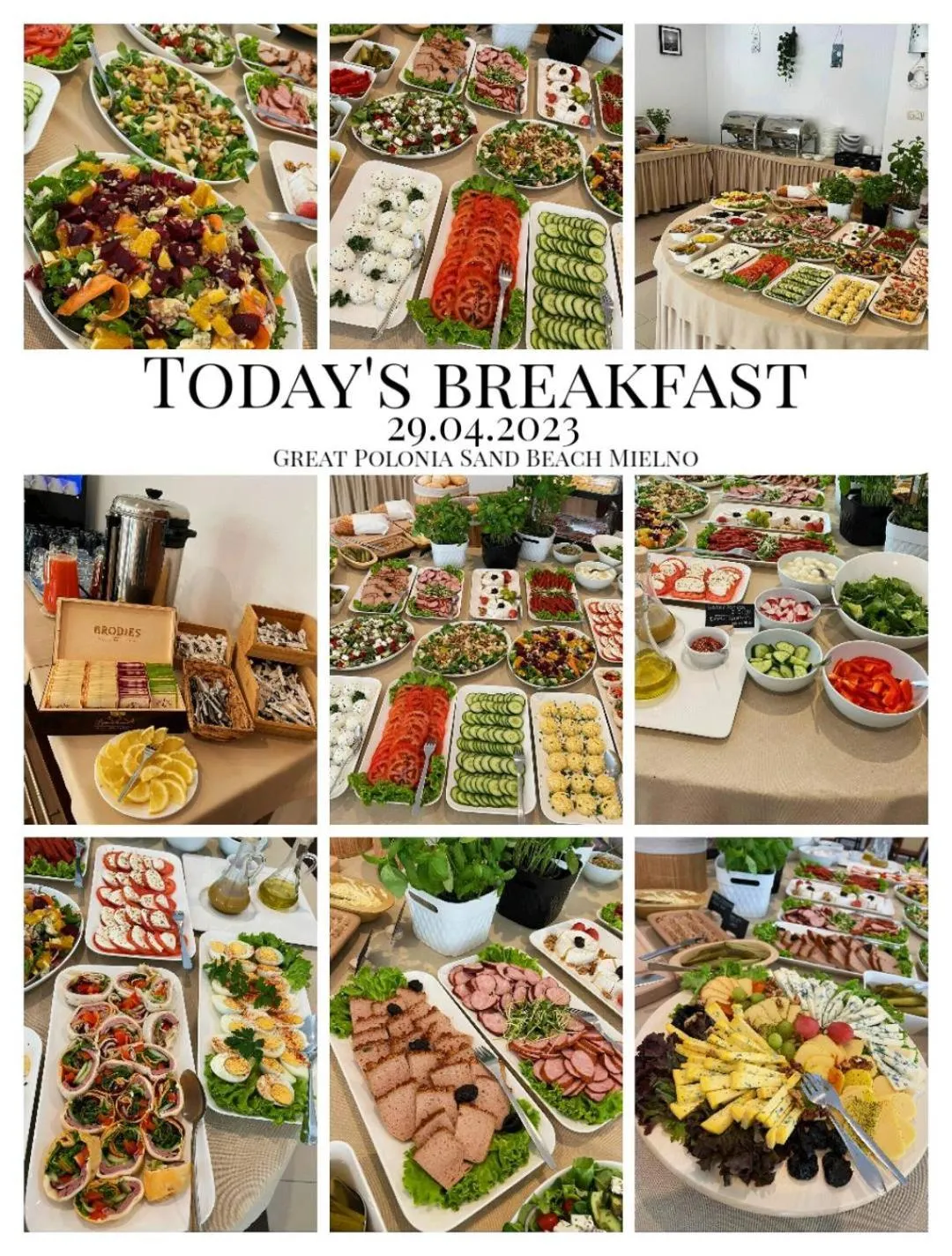 Buffet breakfast in Great Polonia Sand Beach Mielno