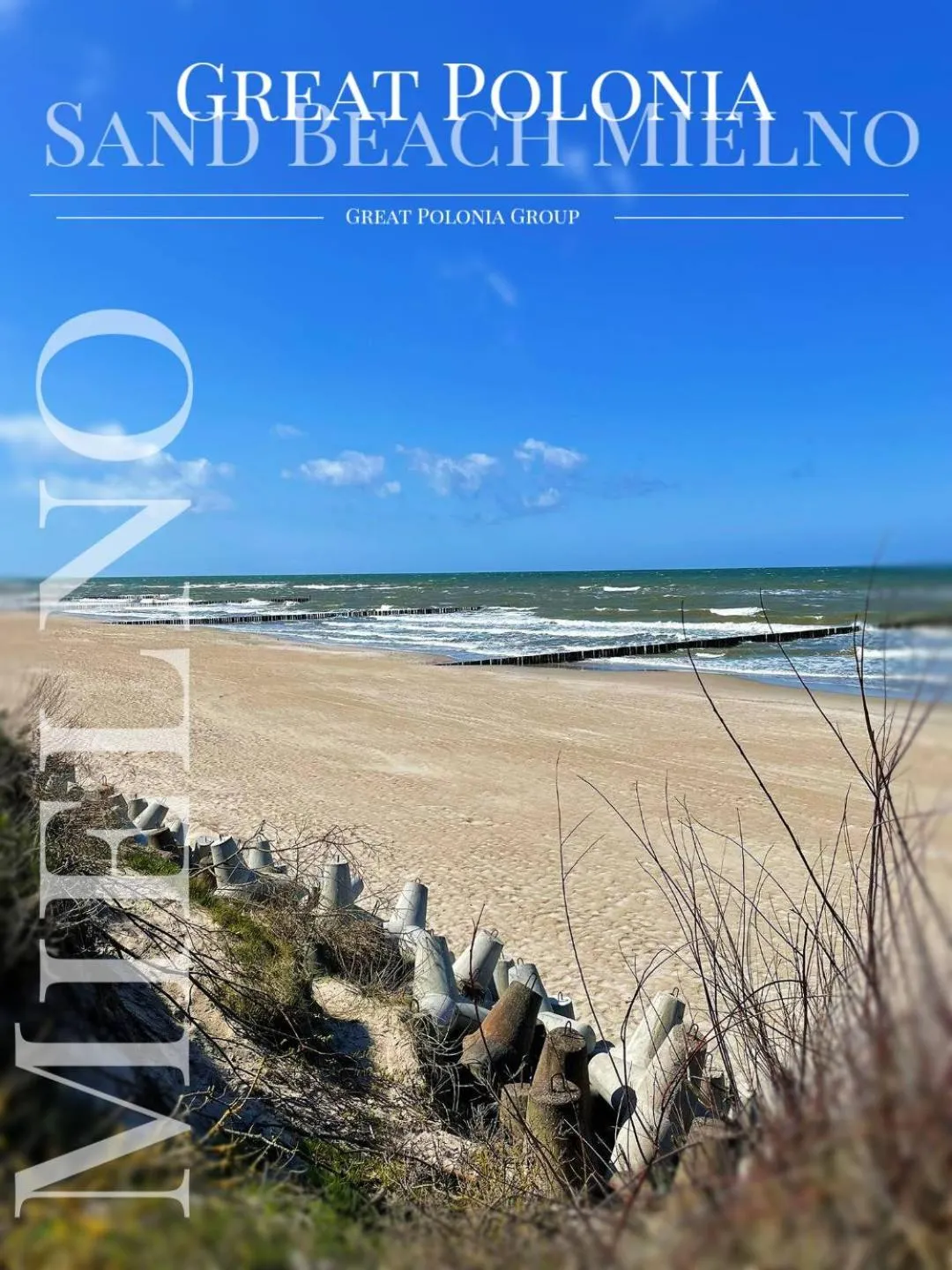 Beach in Great Polonia Sand Beach Mielno