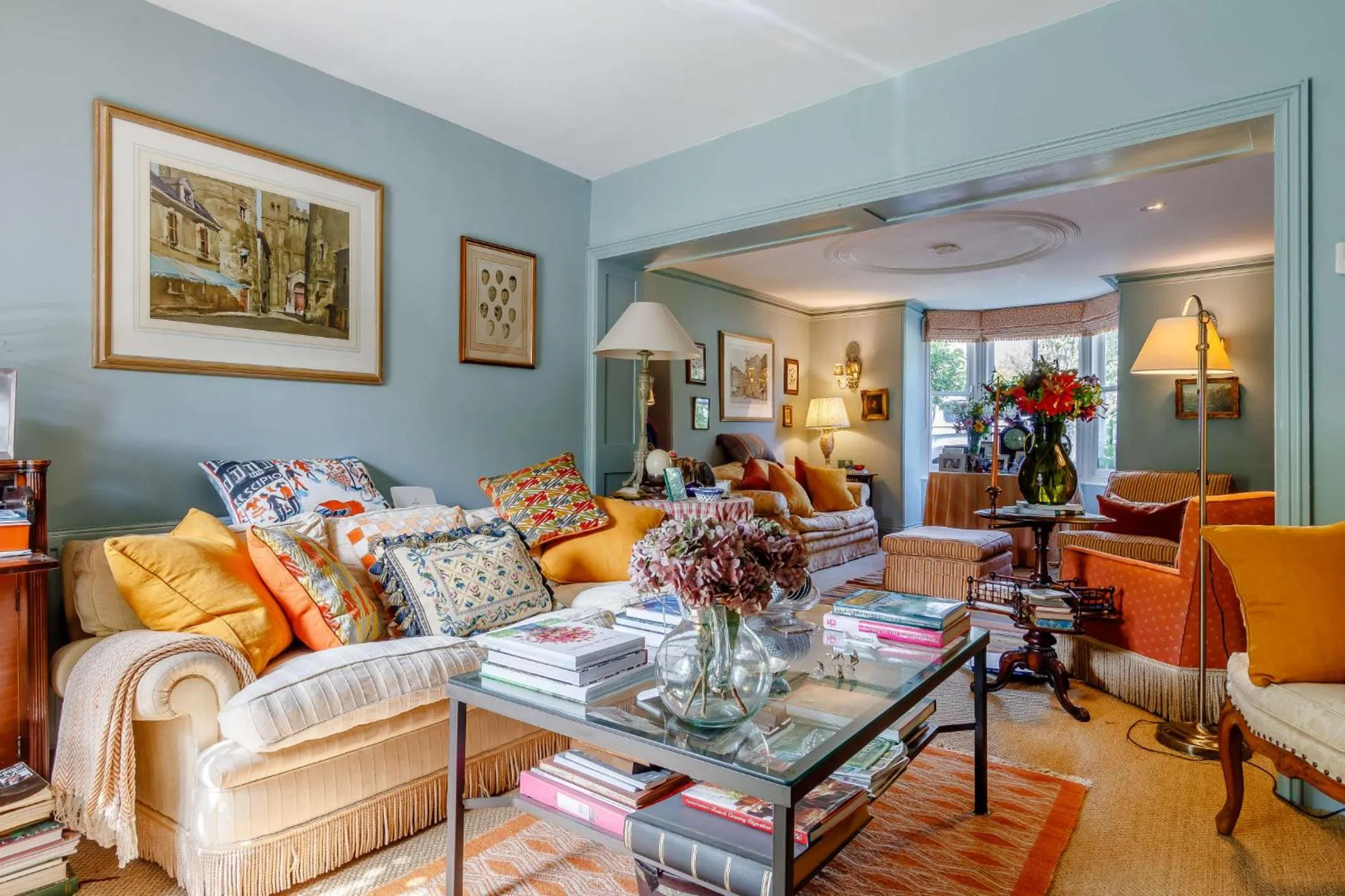 Living room in Heron House