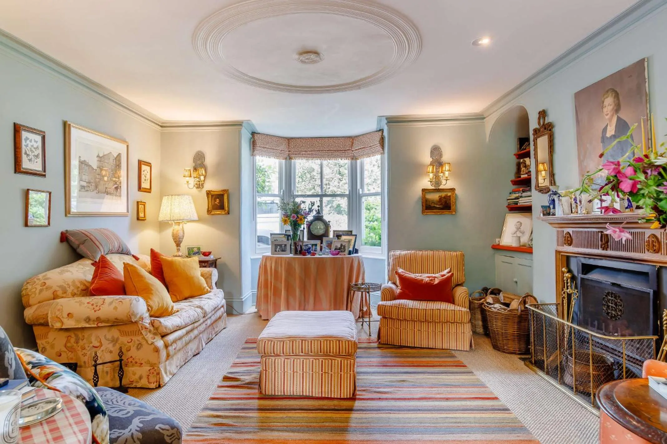 Living room in Heron House