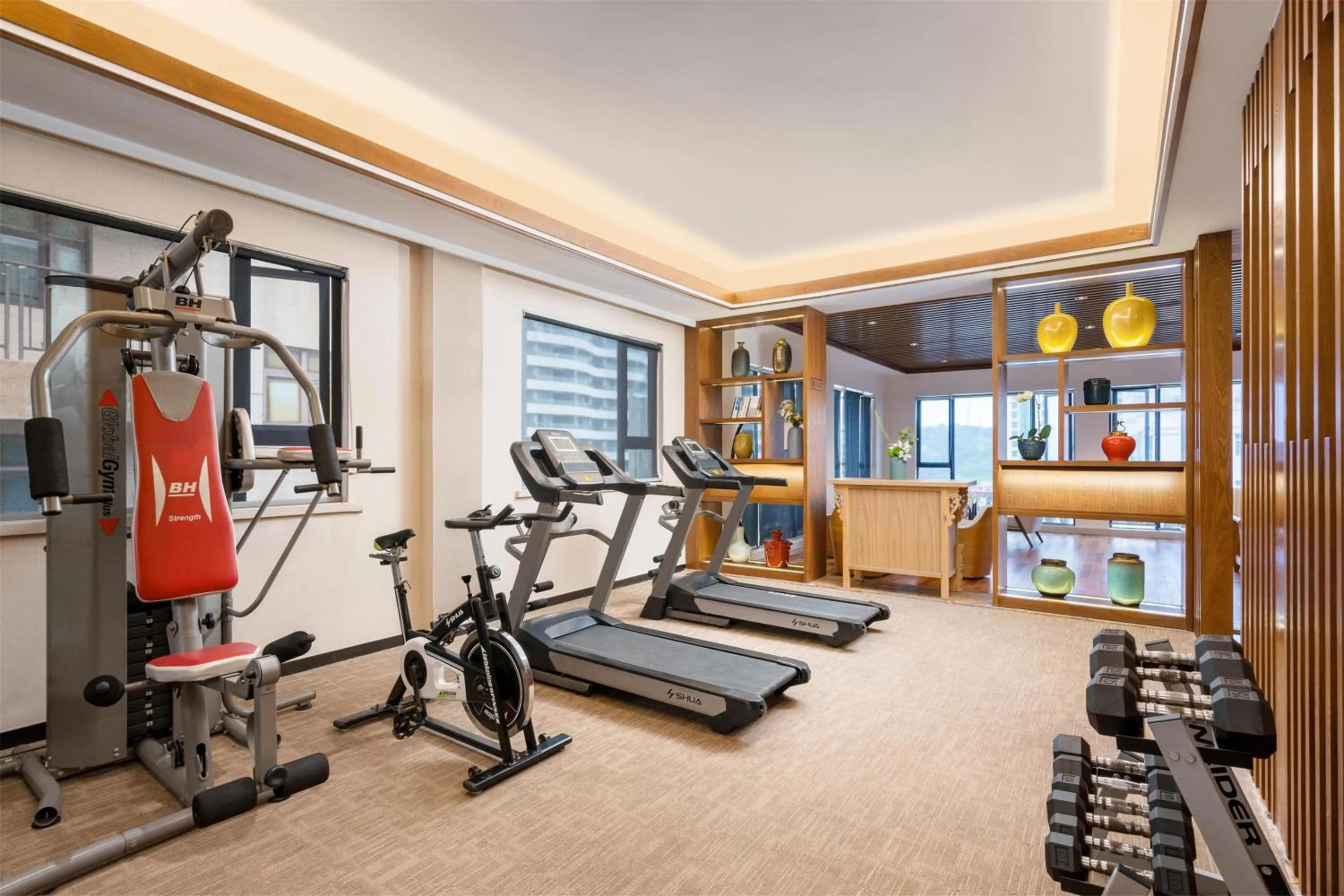 Fitness centre/facilities in SSAW Boutique Hotel Sanya