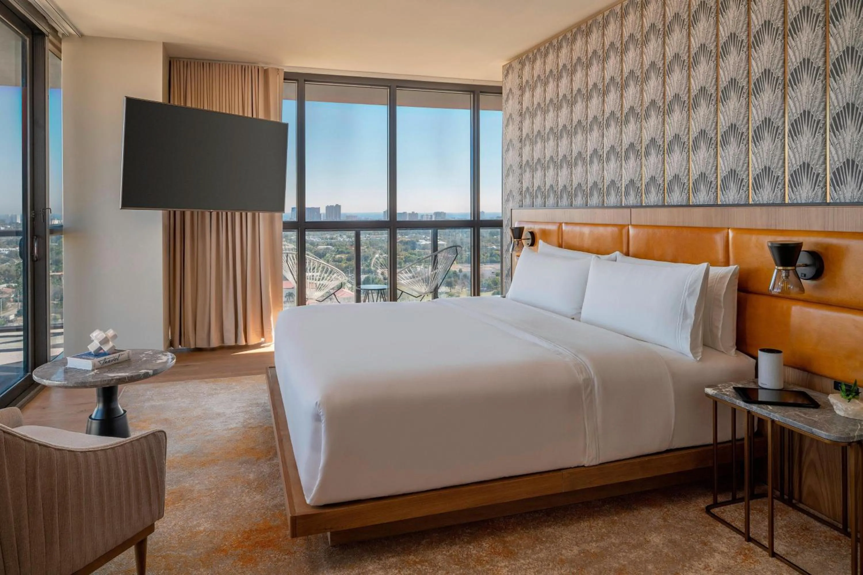 Bedroom, Bed in The Dalmar, Fort Lauderdale, a Tribute Portfolio Hotel