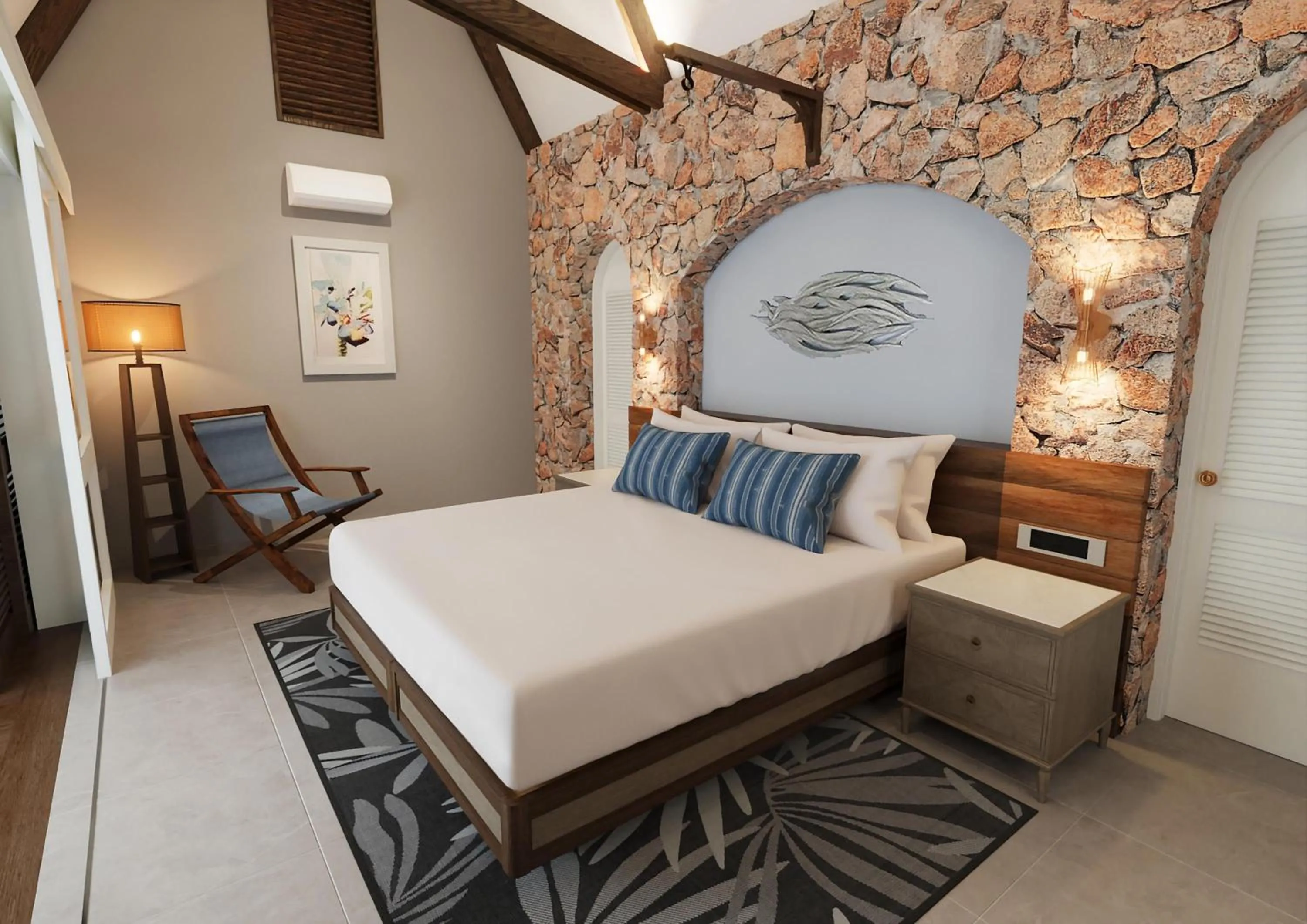 Bed in Paradise Sun Hotel Seychelles