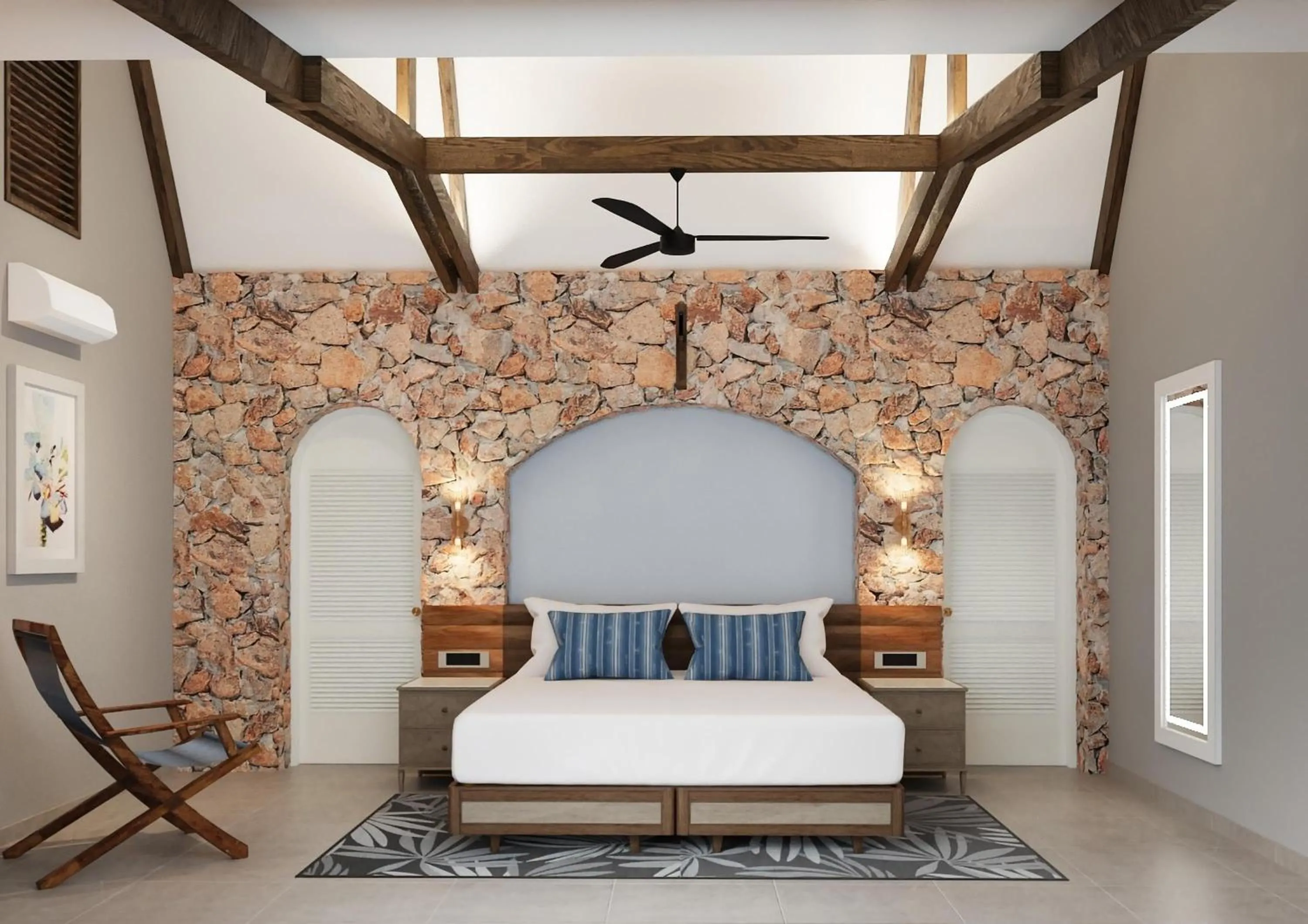 Bed in Paradise Sun Hotel Seychelles