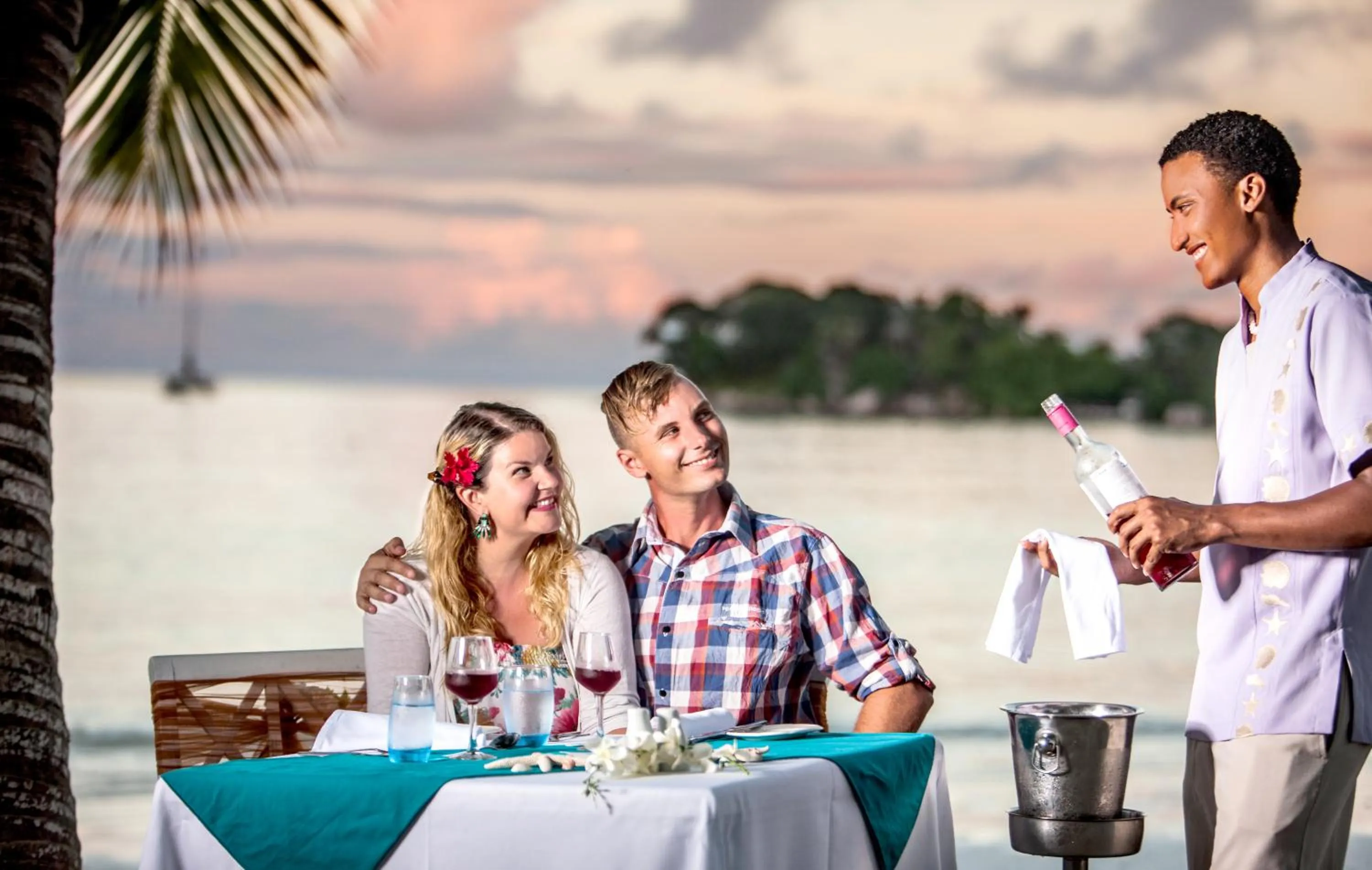 Staff in Paradise Sun Hotel Seychelles