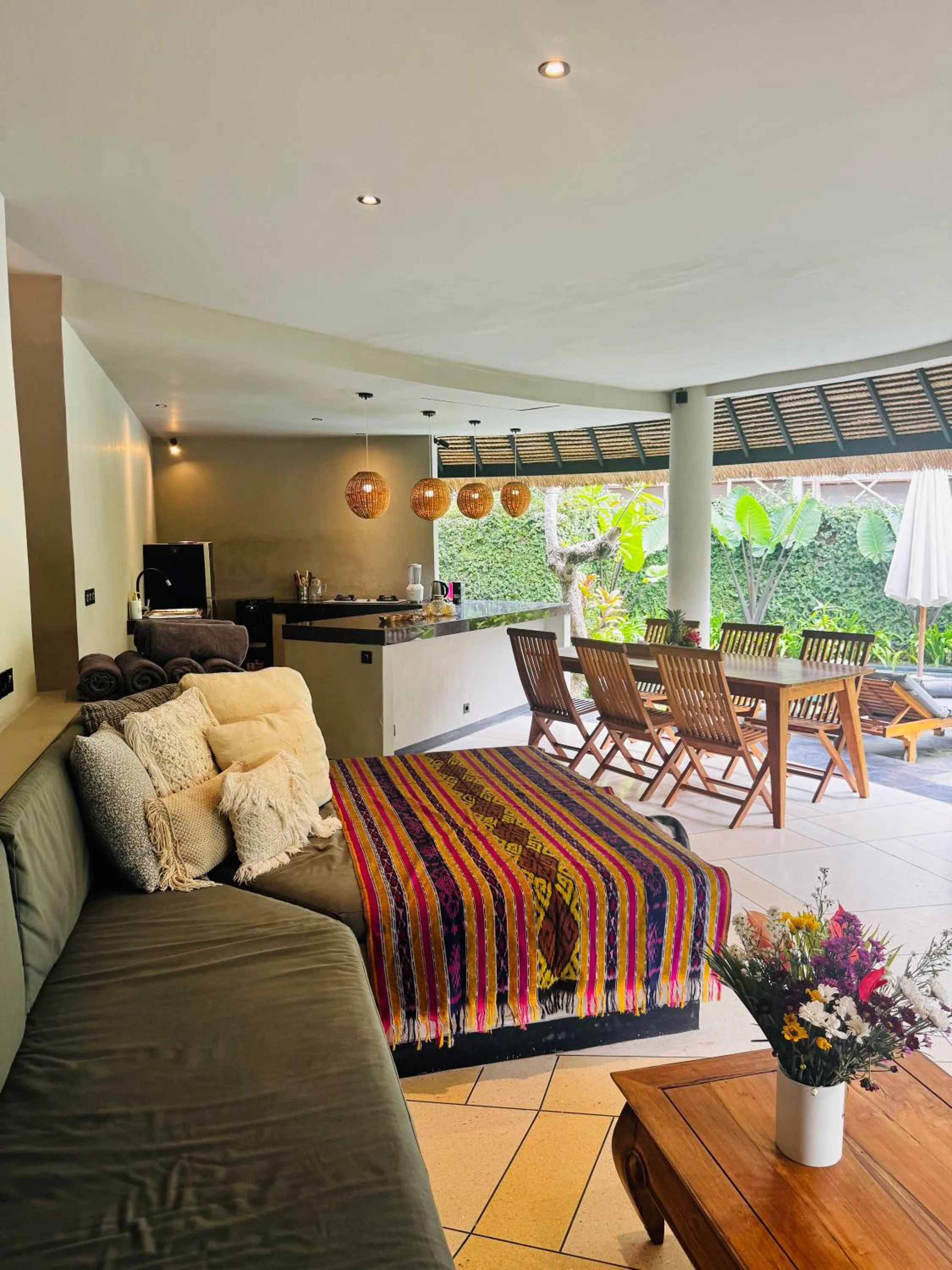 Dining area in SuB Villas Bali