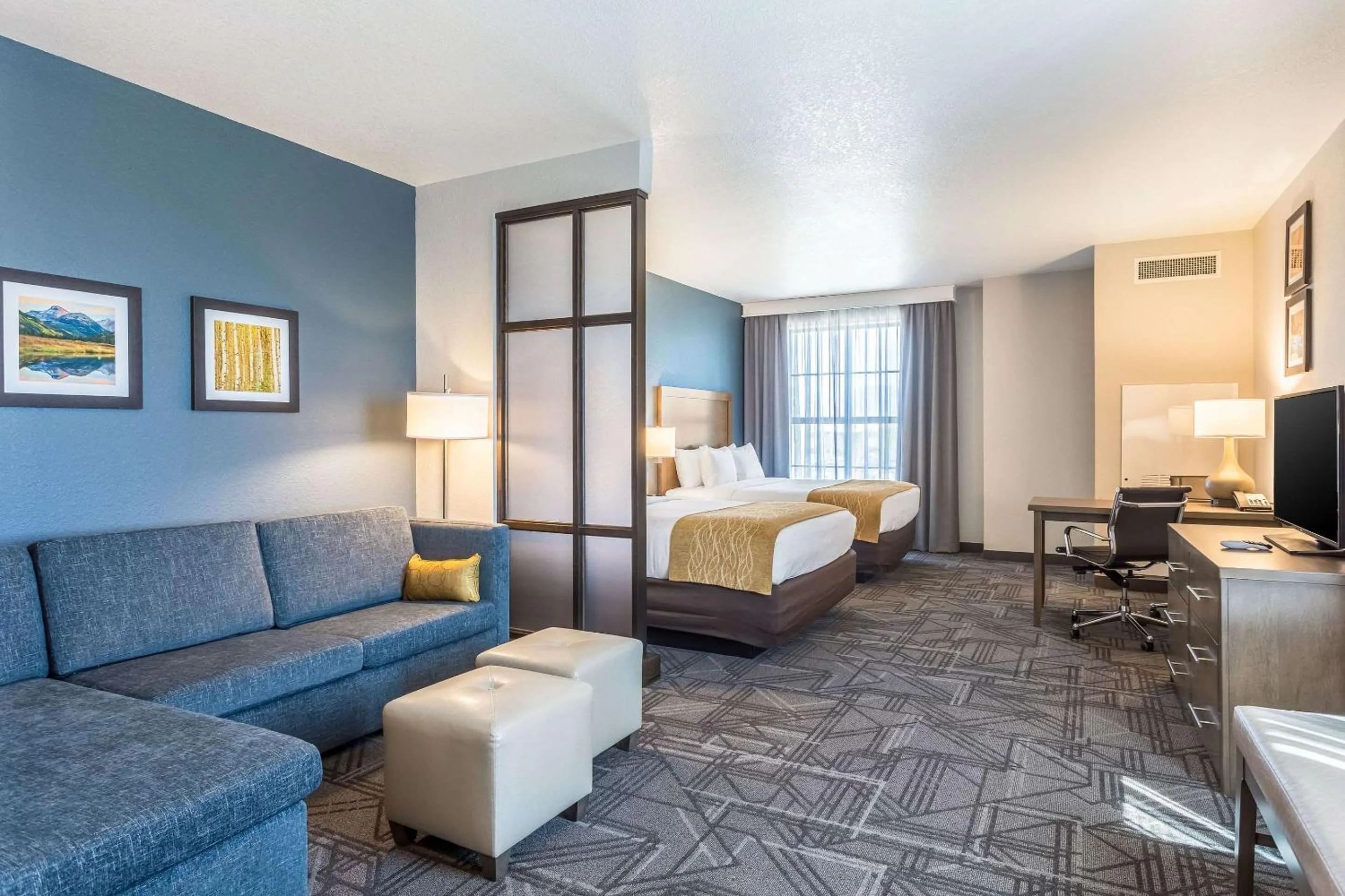 Bedroom, Bed in Comfort Inn & Suites Salt Lake City Airport