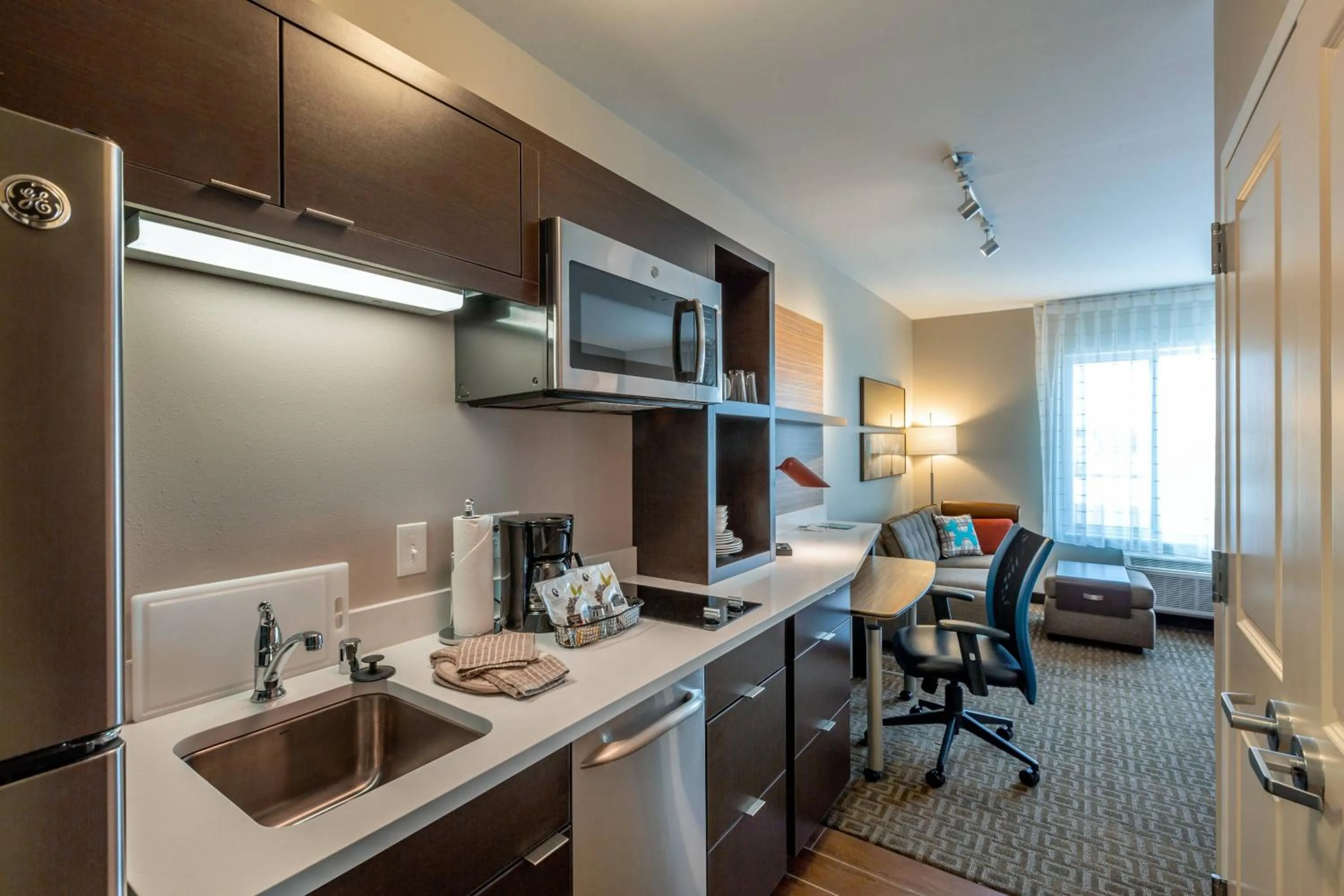Kitchen or kitchenette in TownePlace Suites by Marriott Lexington Keeneland/Airport
