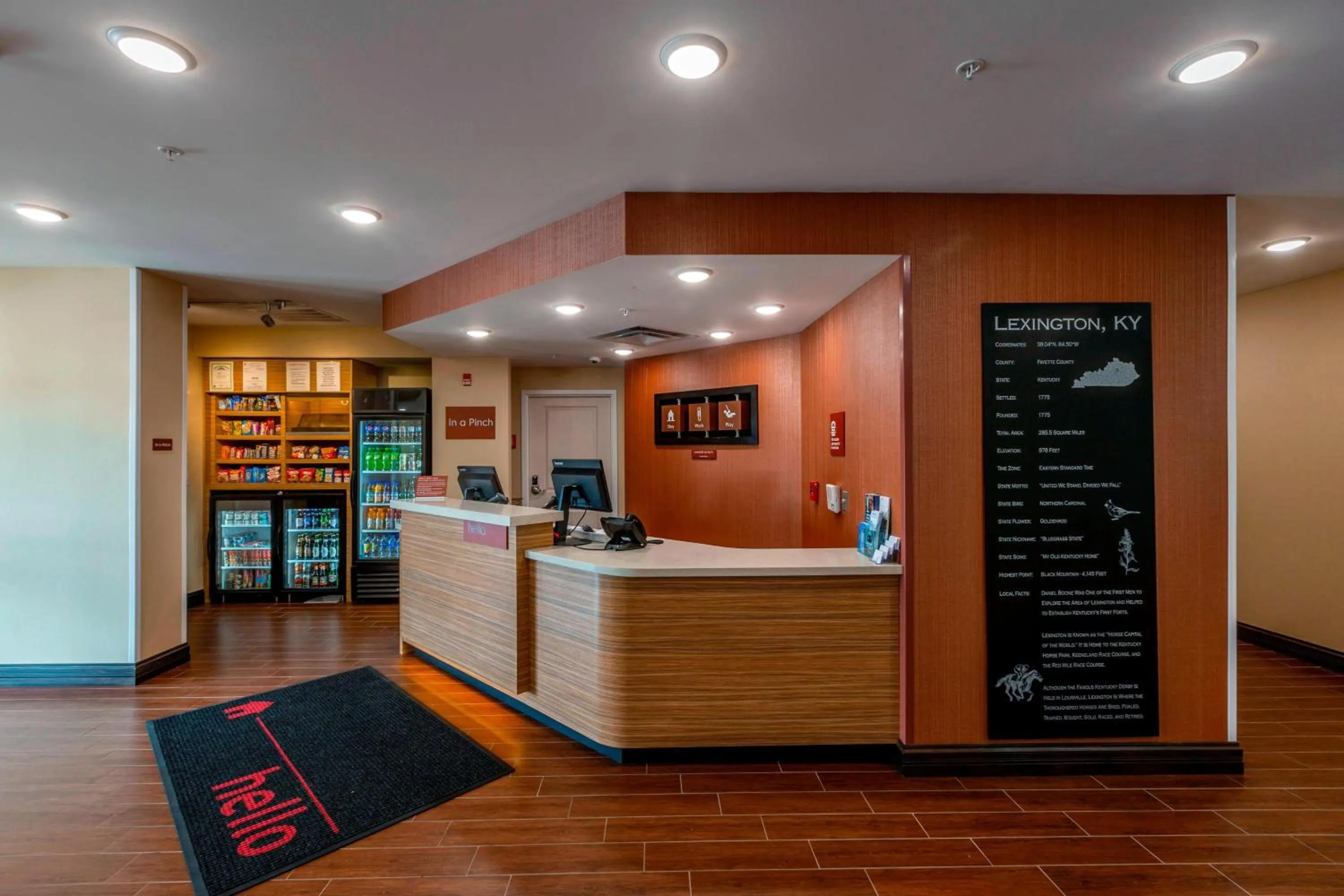 Lobby or reception in TownePlace Suites by Marriott Lexington Keeneland/Airport