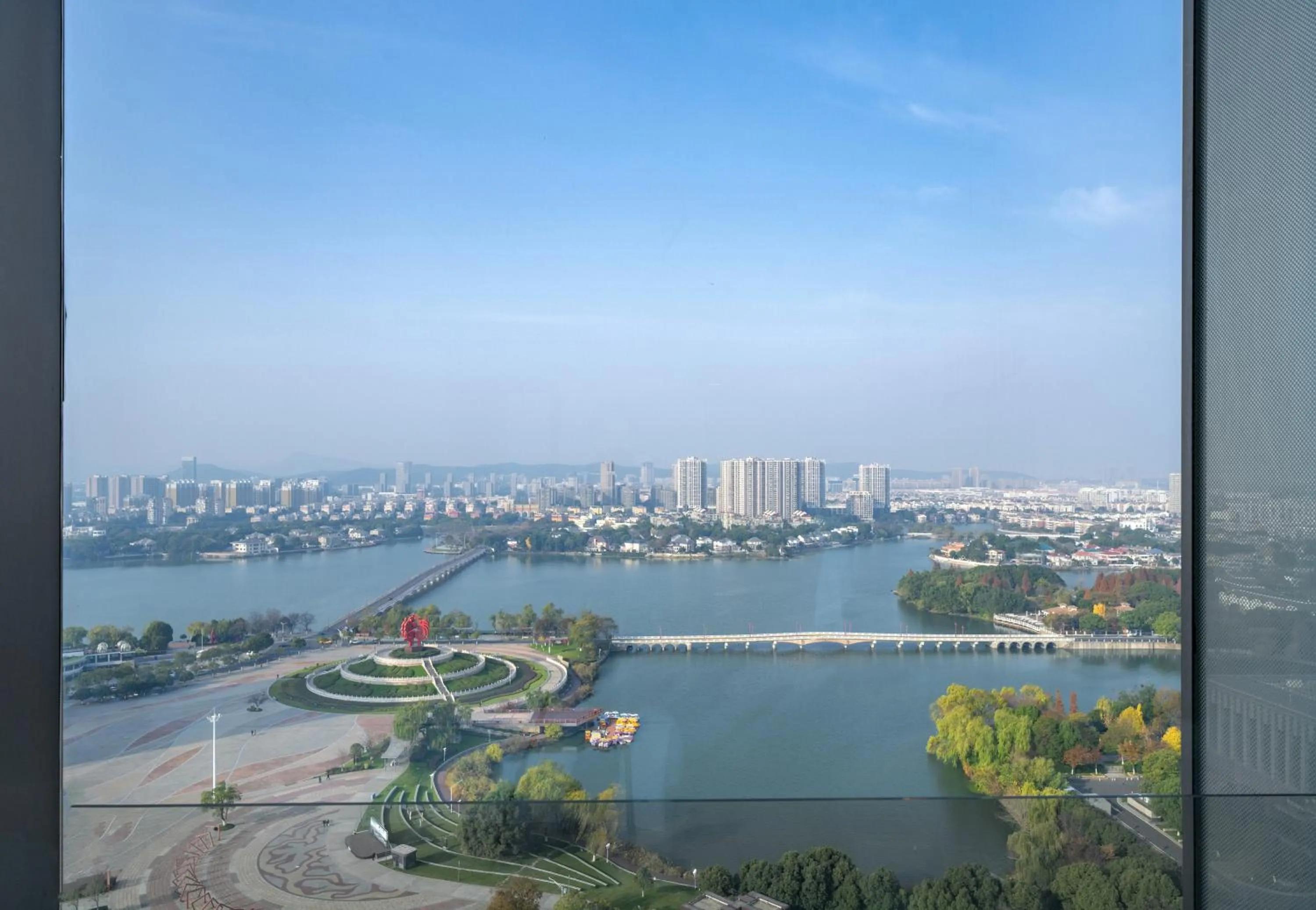Lake view in Marriott Nanjing South Hotel