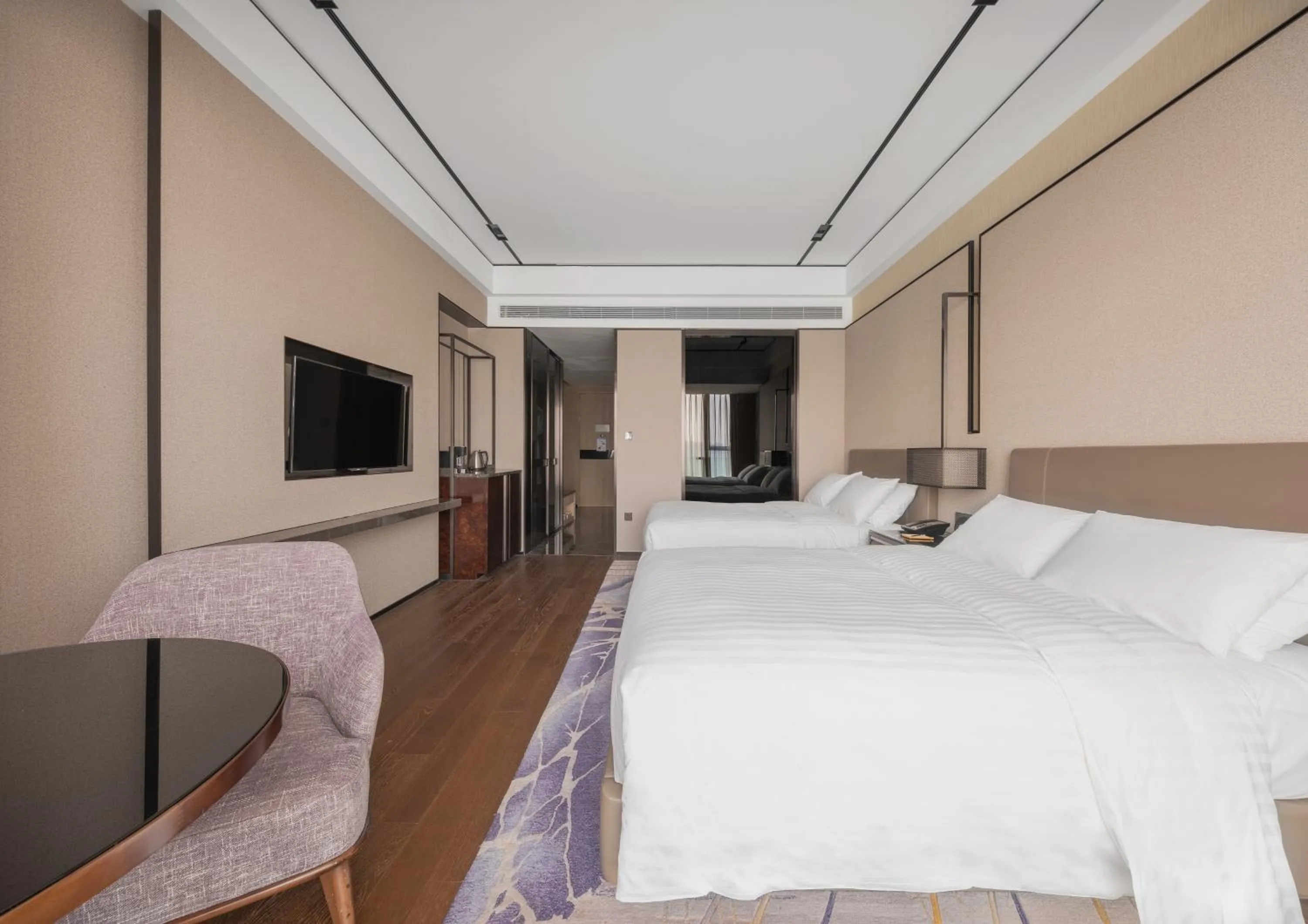 Bedroom, Bed in Marriott Nanjing South Hotel