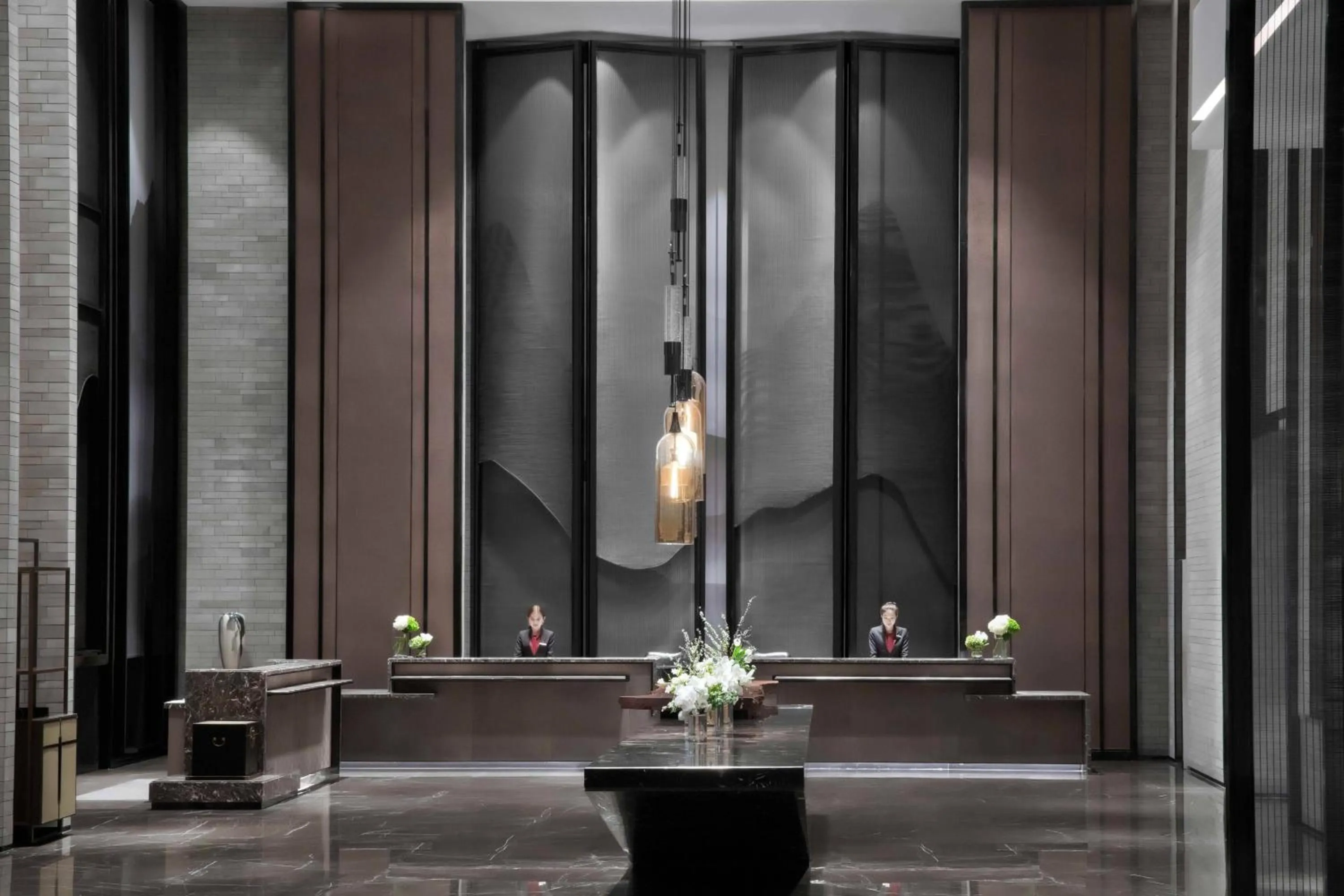 Lobby or reception in Marriott Nanjing South Hotel