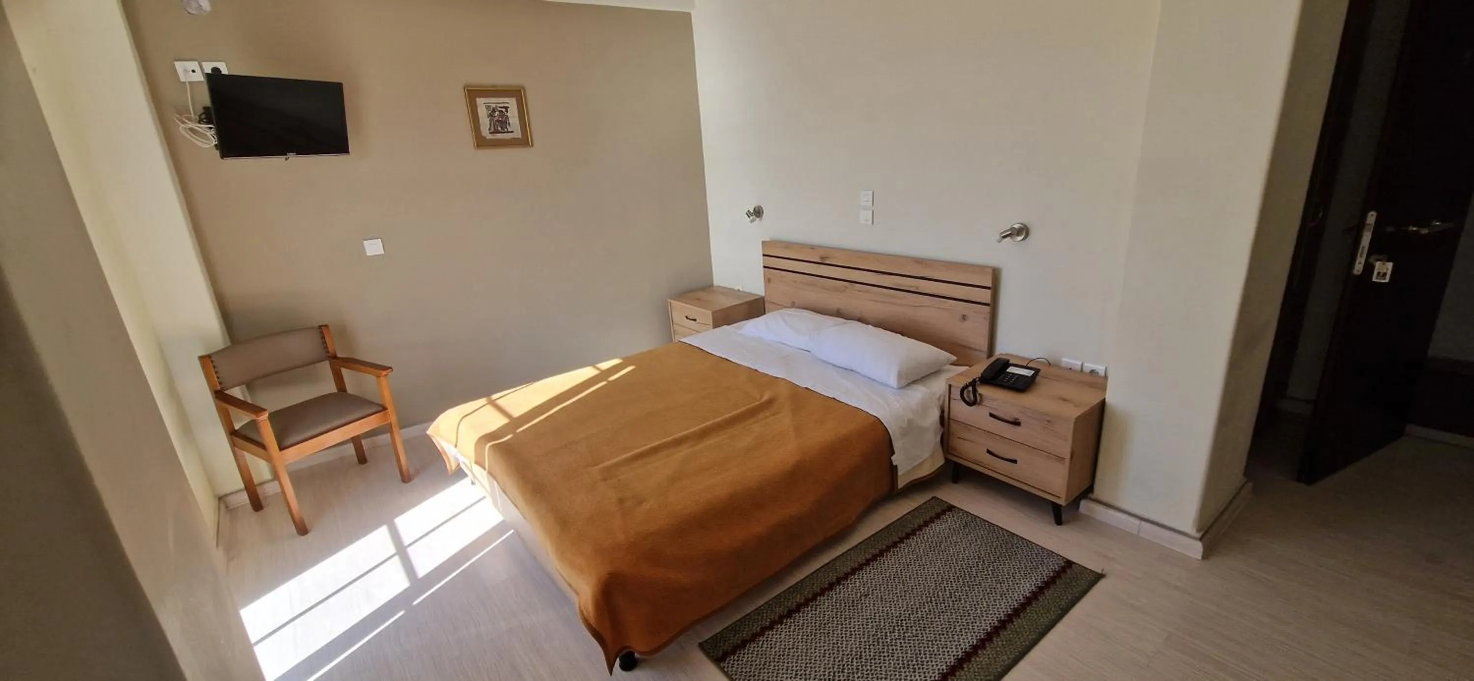 Bed in Hotel Antirriο