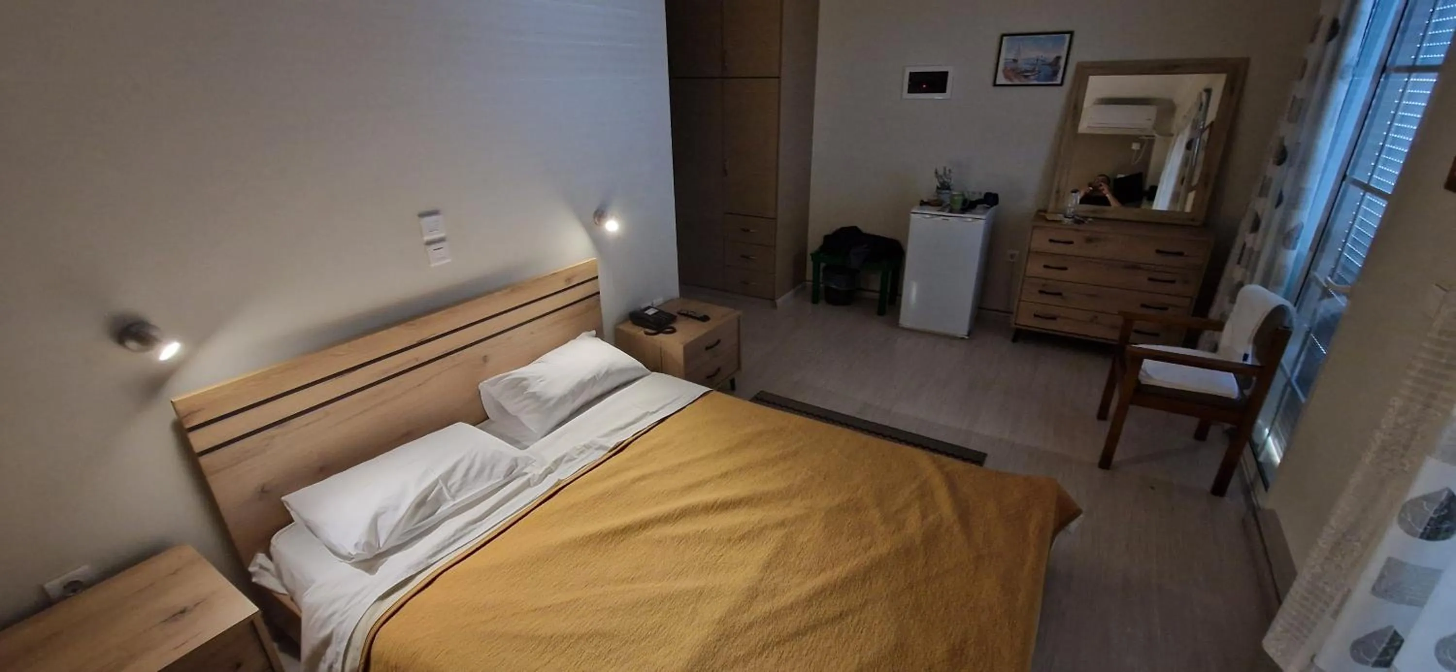 Bed in Hotel Antirriο