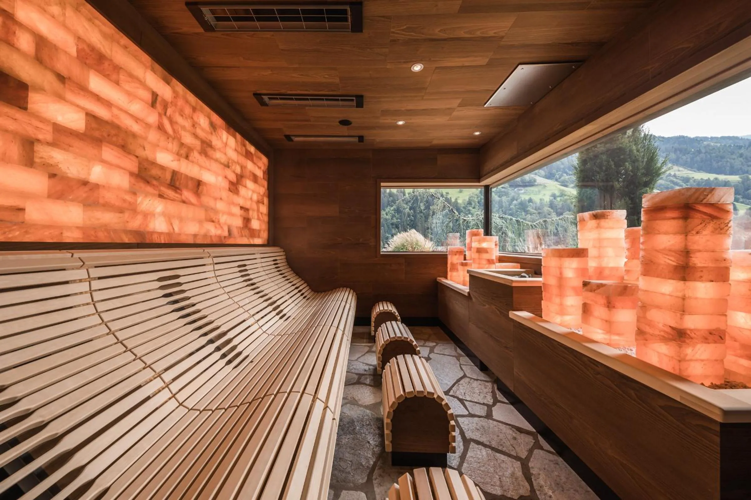 Sauna in Quellenhof Luxury Resort Passeier