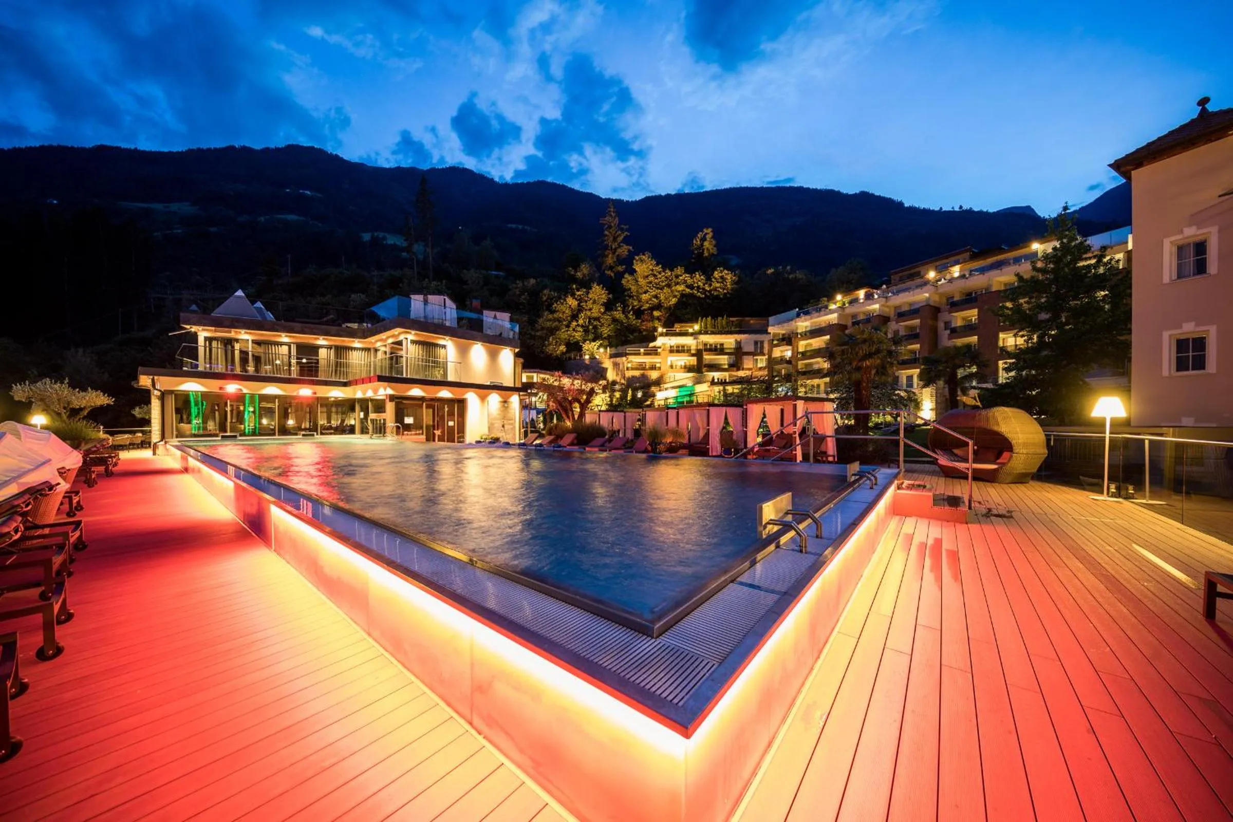 Swimming pool in Quellenhof Luxury Resort Passeier
