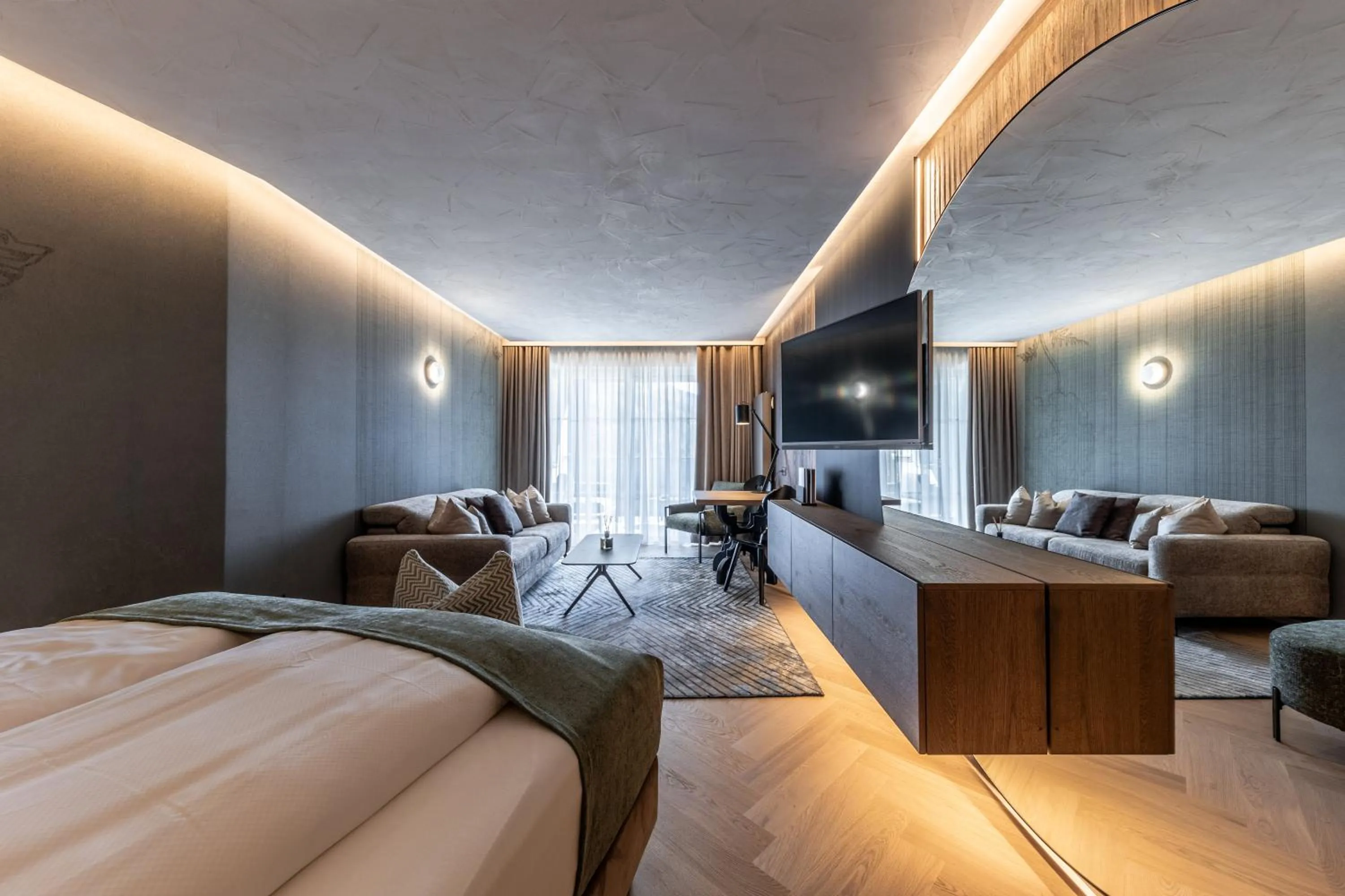 Bed in Quellenhof Luxury Resort Passeier