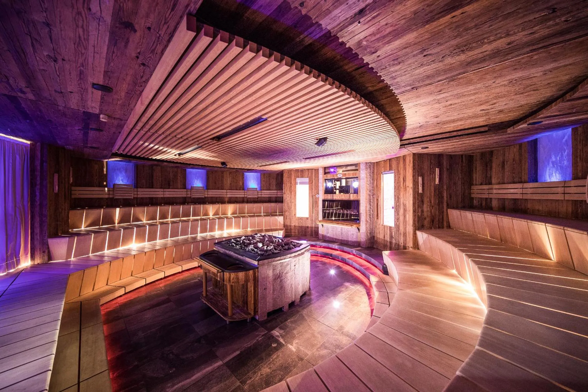 Sauna in Quellenhof Luxury Resort Passeier