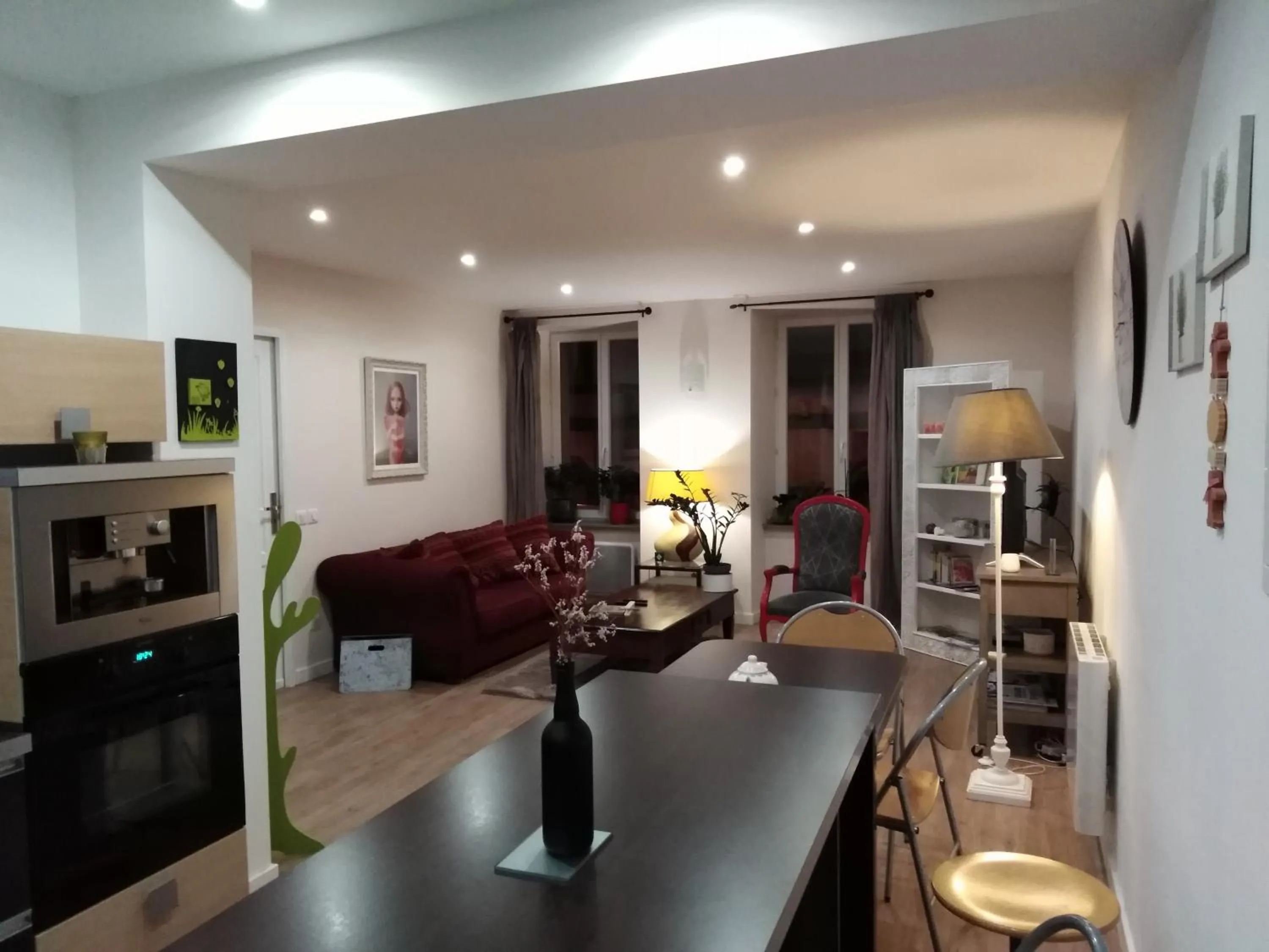 Seating area in Les Chambres Hautes d'Anastasia