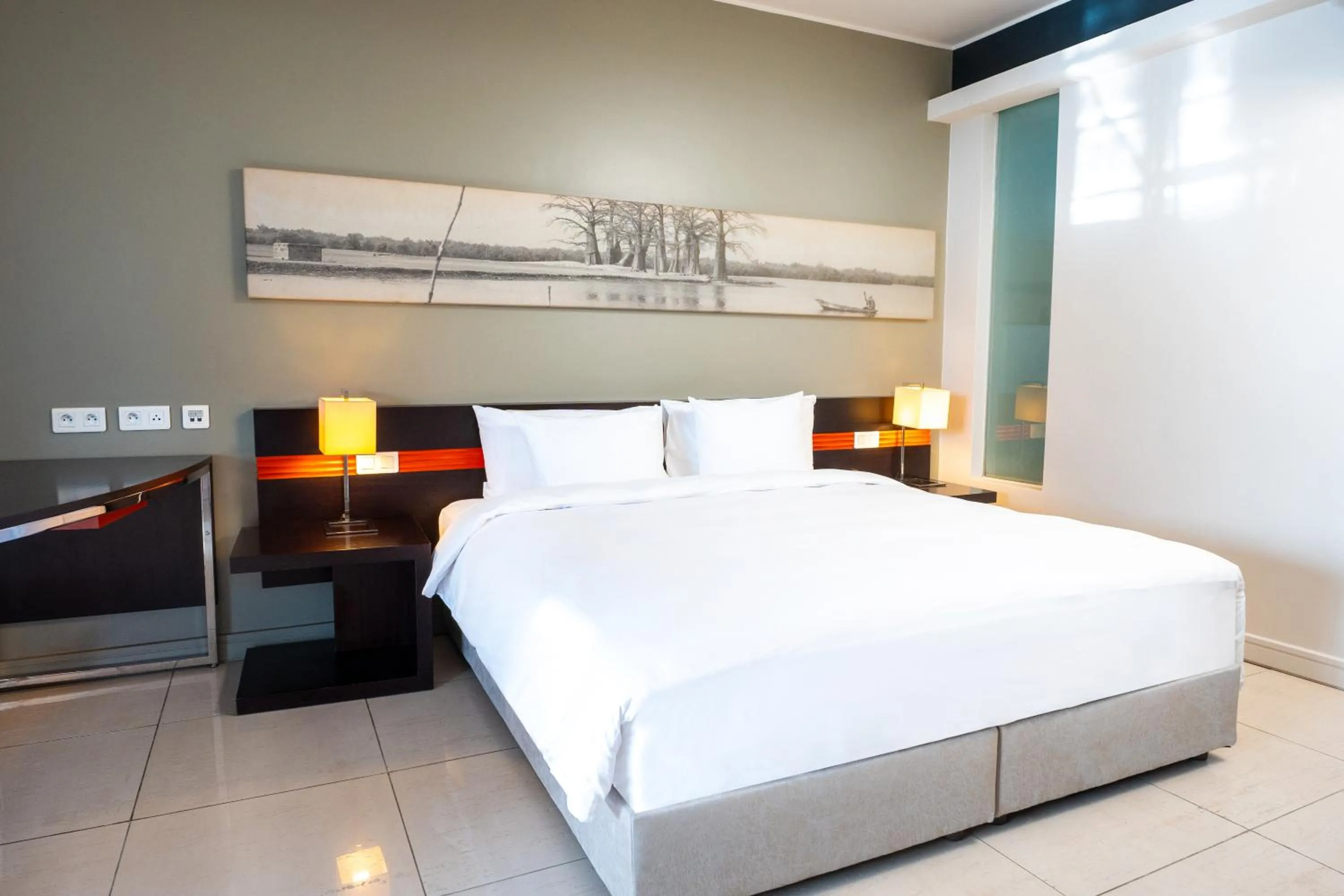 Bedroom, Bed in Noom Hotel Dakar Sea Plaza, a member of Radisson Individuals
