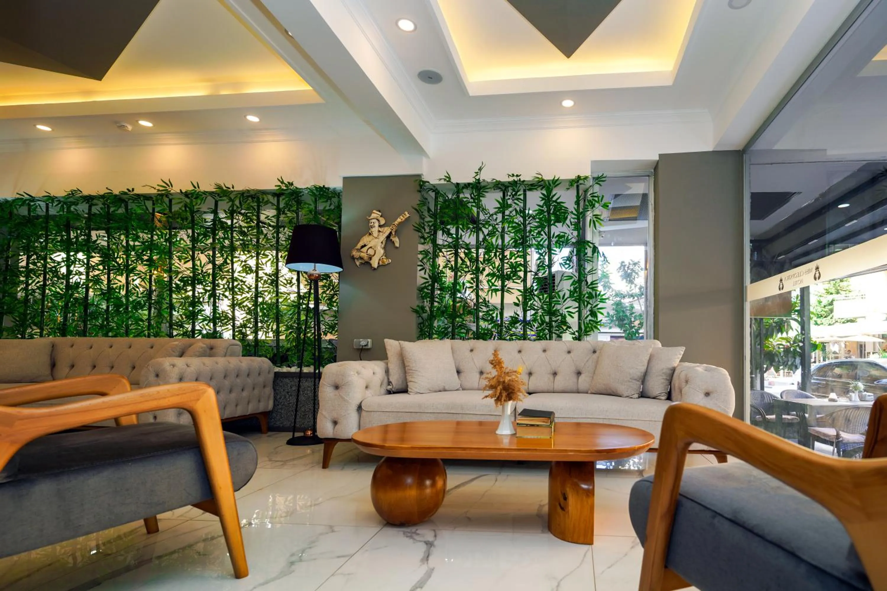 Lobby or reception in Miss Cleopatra Hotel