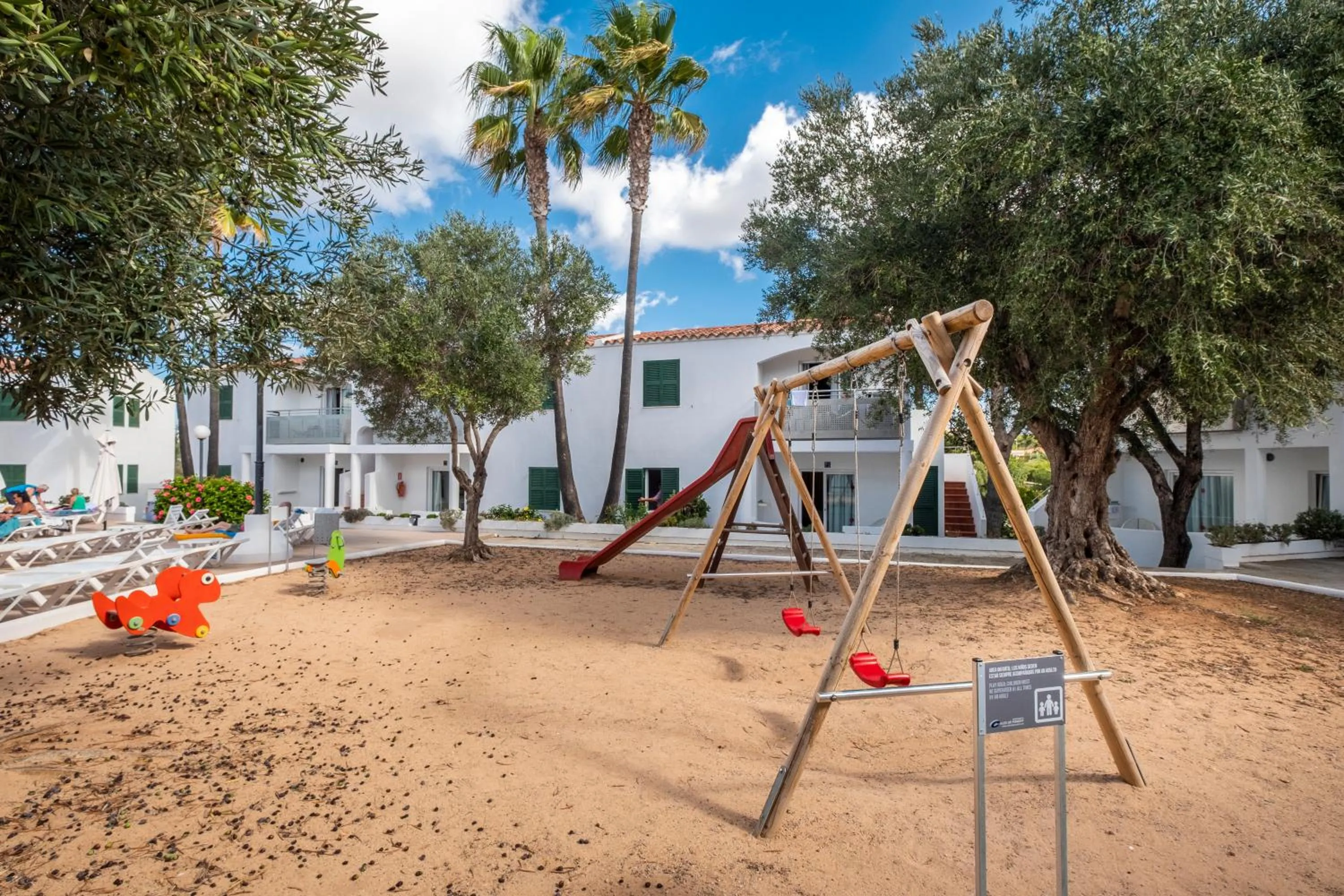 Children play ground in Apartaments Cales de Ponent