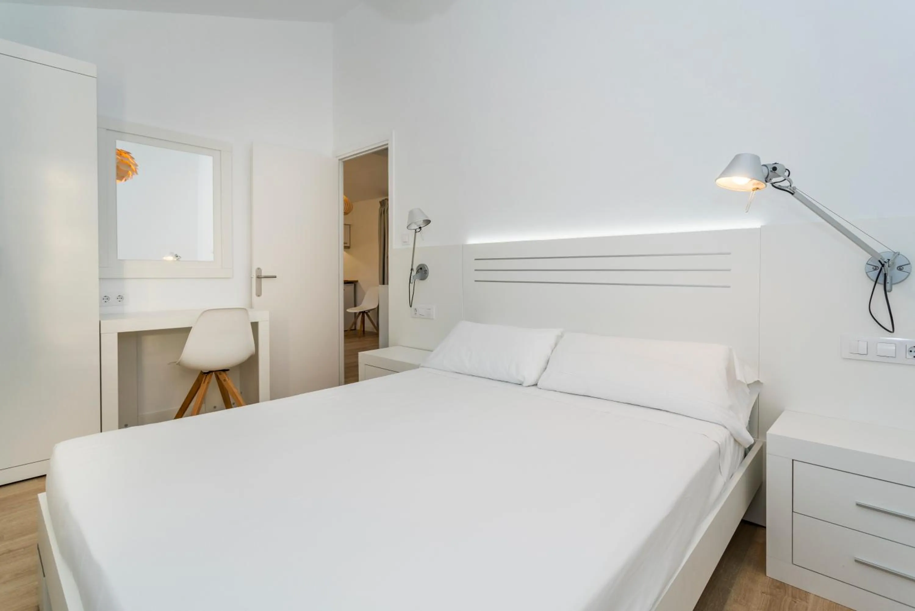 Bed in Apartaments Cales de Ponent