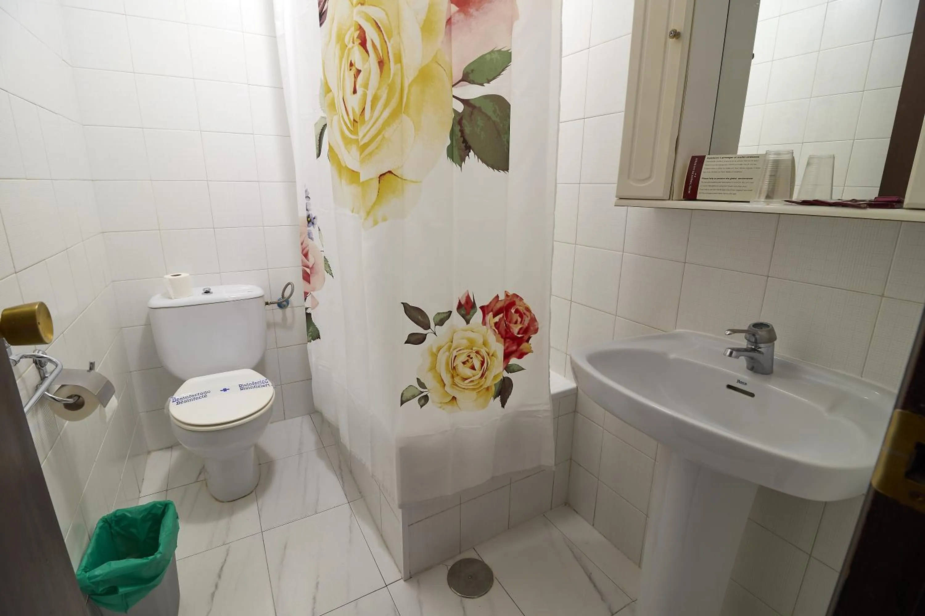 Toilet in Hotel Virgen de los Reyes