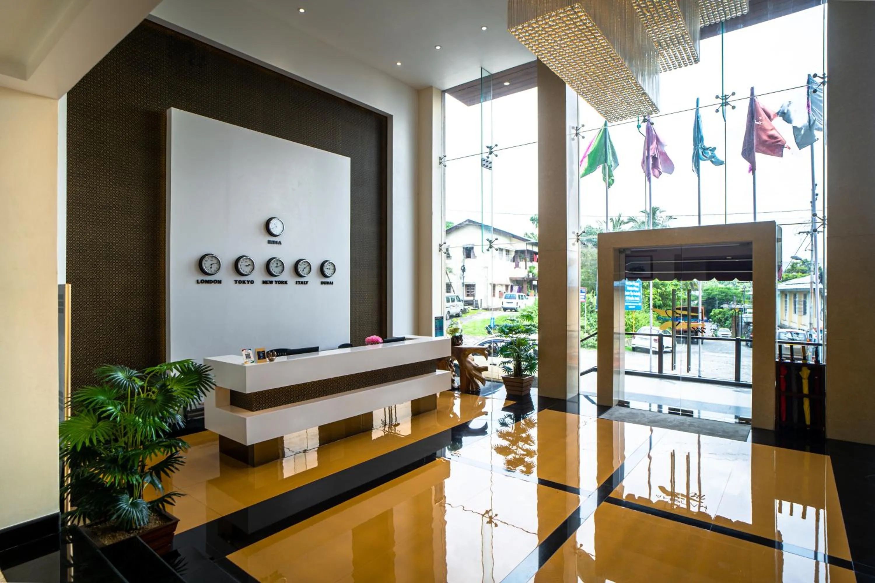 Lobby or reception in Hotel Mansha Regency