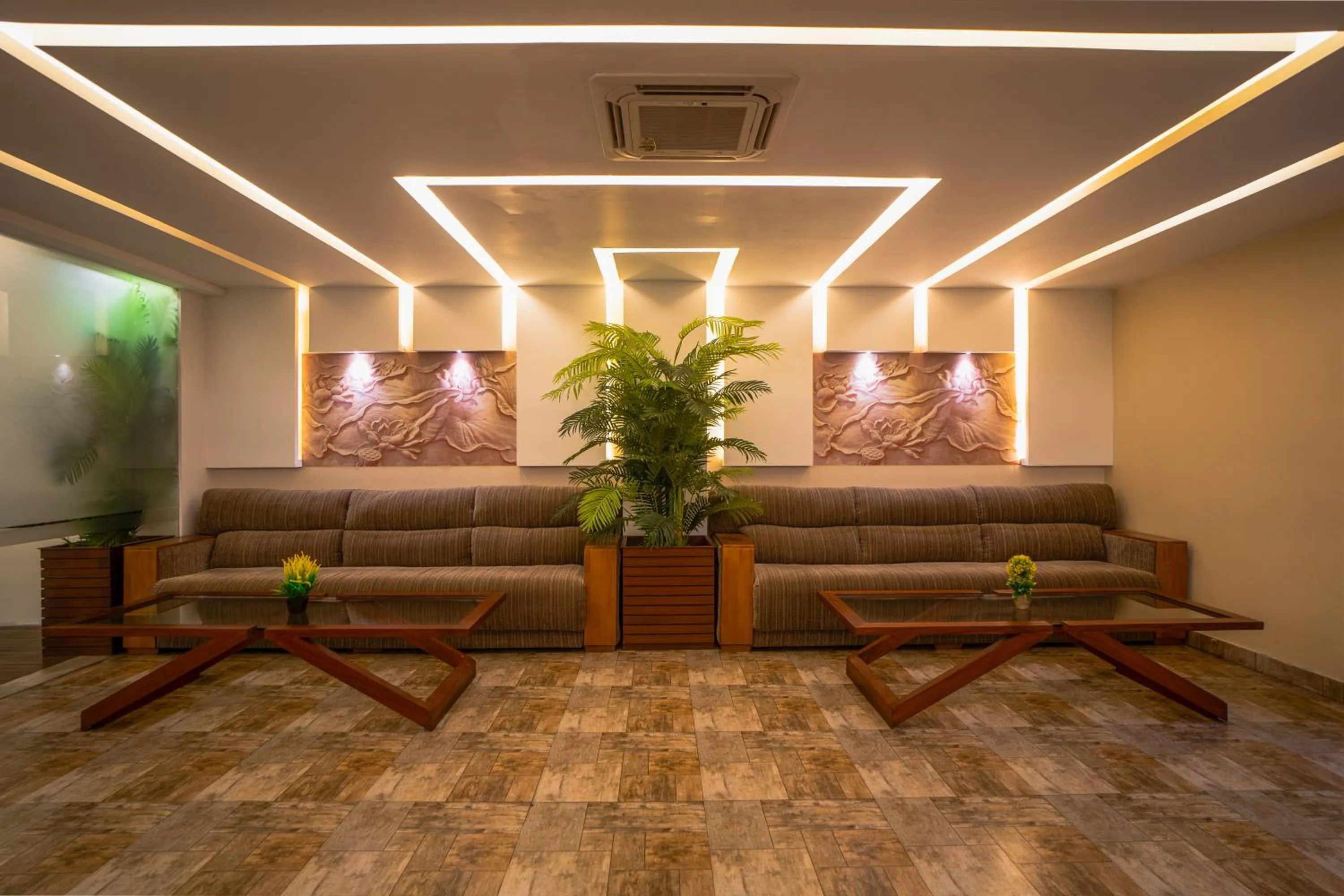 Seating area in Hotel Mansha Regency
