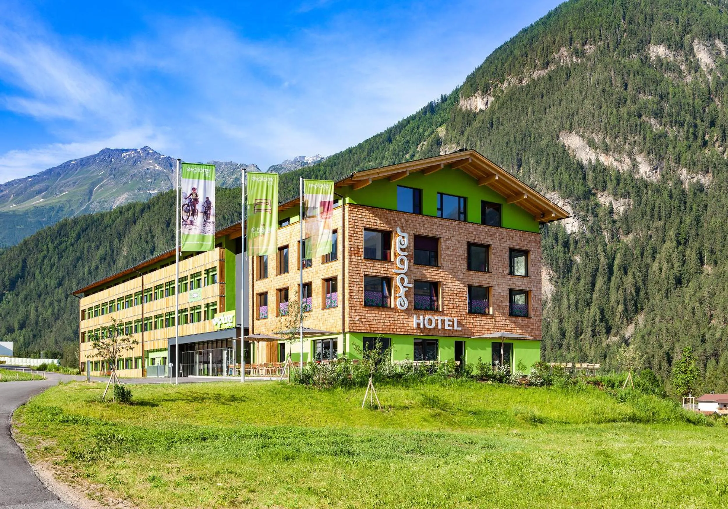Property building in Explorer Hotel Ötztal