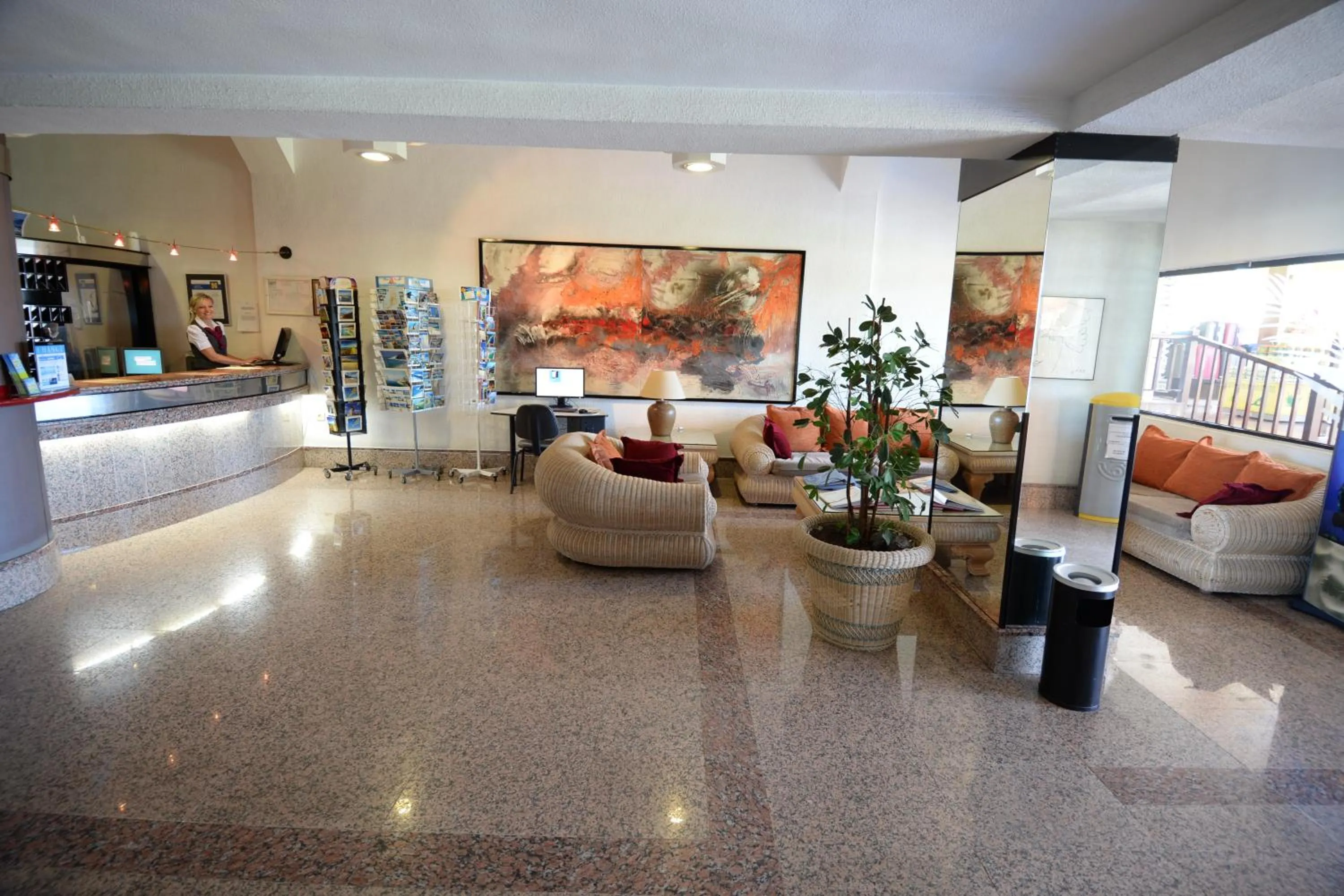 Lobby or reception in Apartamentos Palm Garden