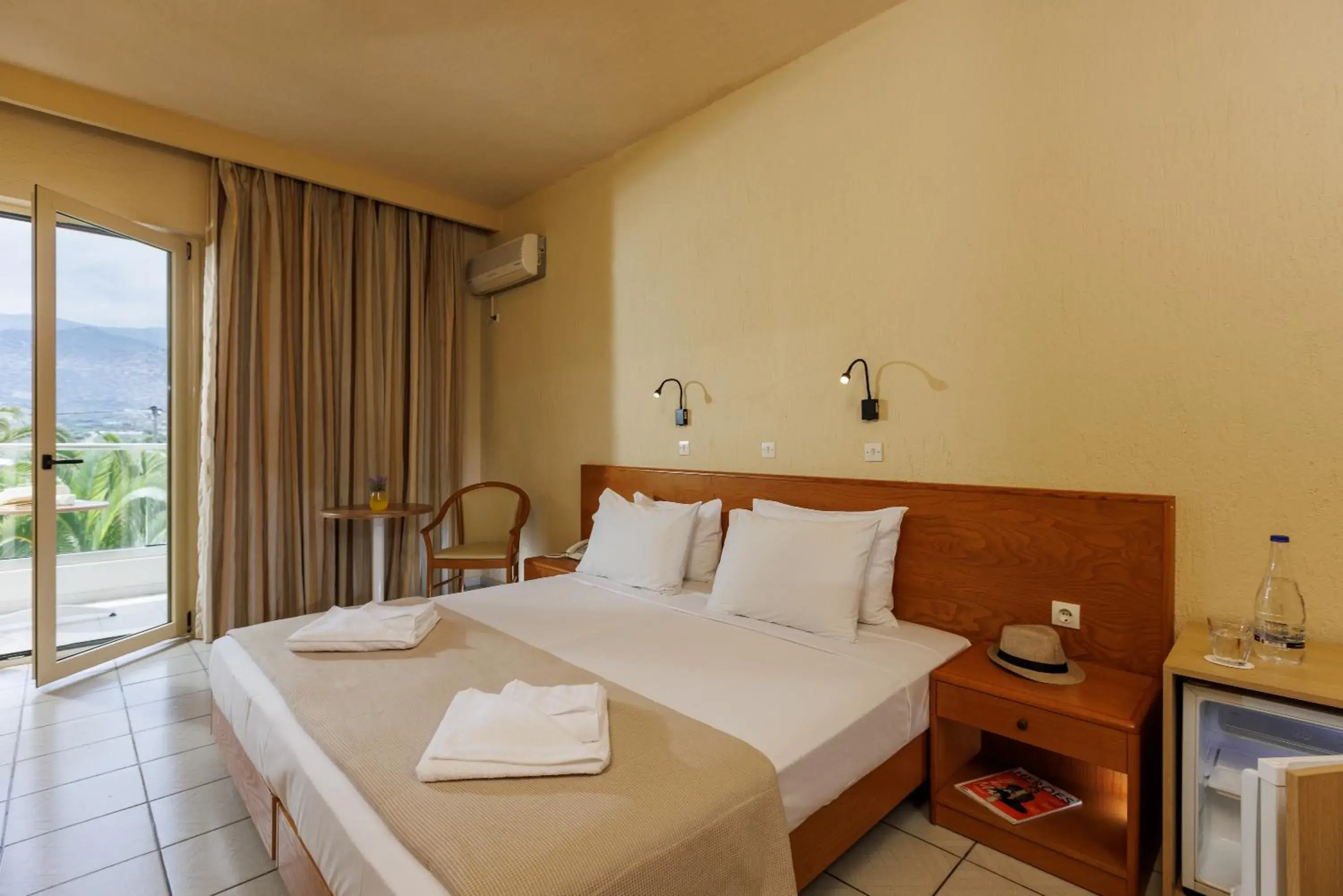 Double or Twin Room with Garden View in Malia Bay Beach Hotel & Bungalows Double or Twin Room with Garden View in Malia Bay Beach Hotel & Bungalows