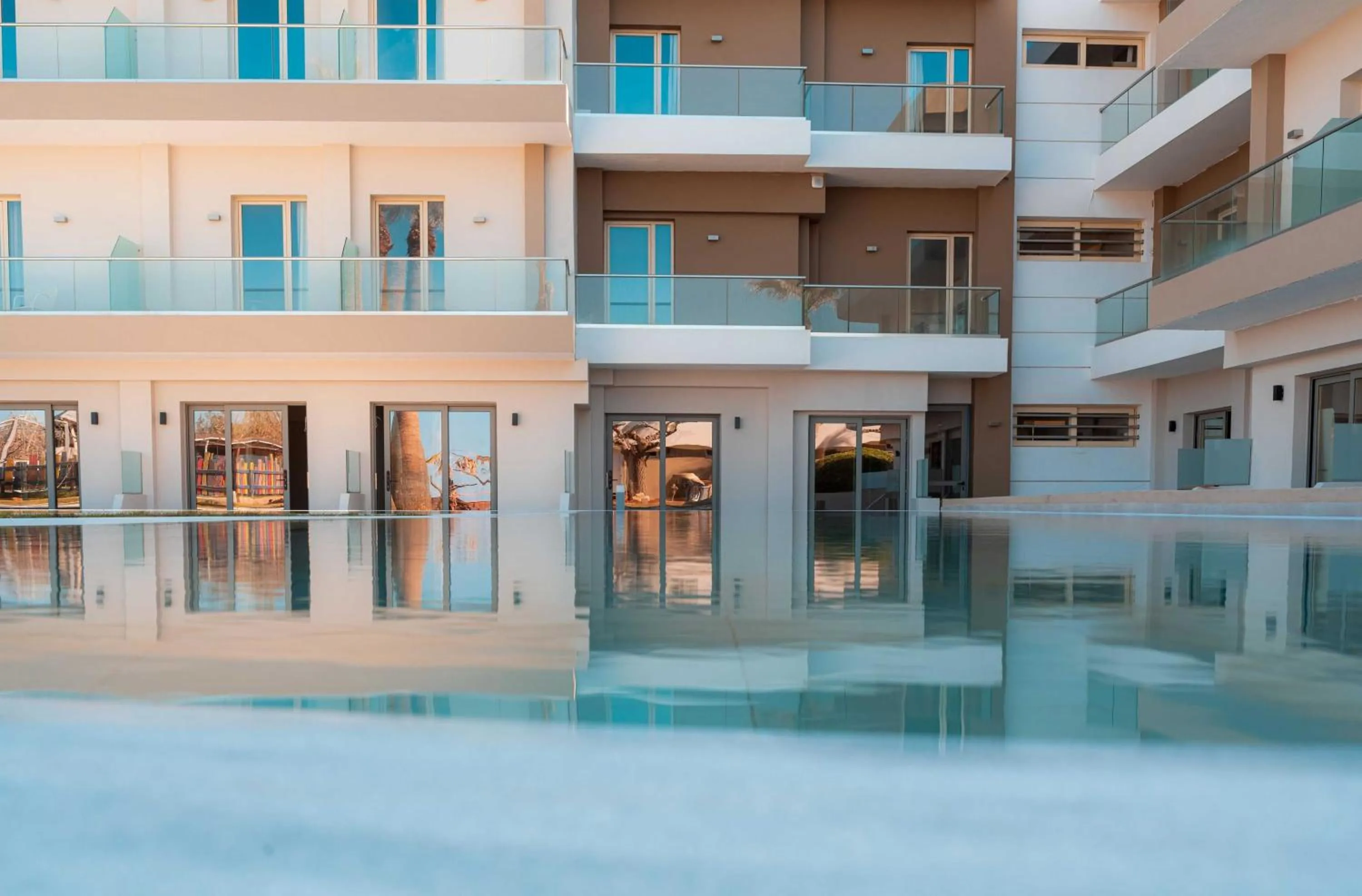 Property building in Malia Bay Beach Hotel & Bungalows