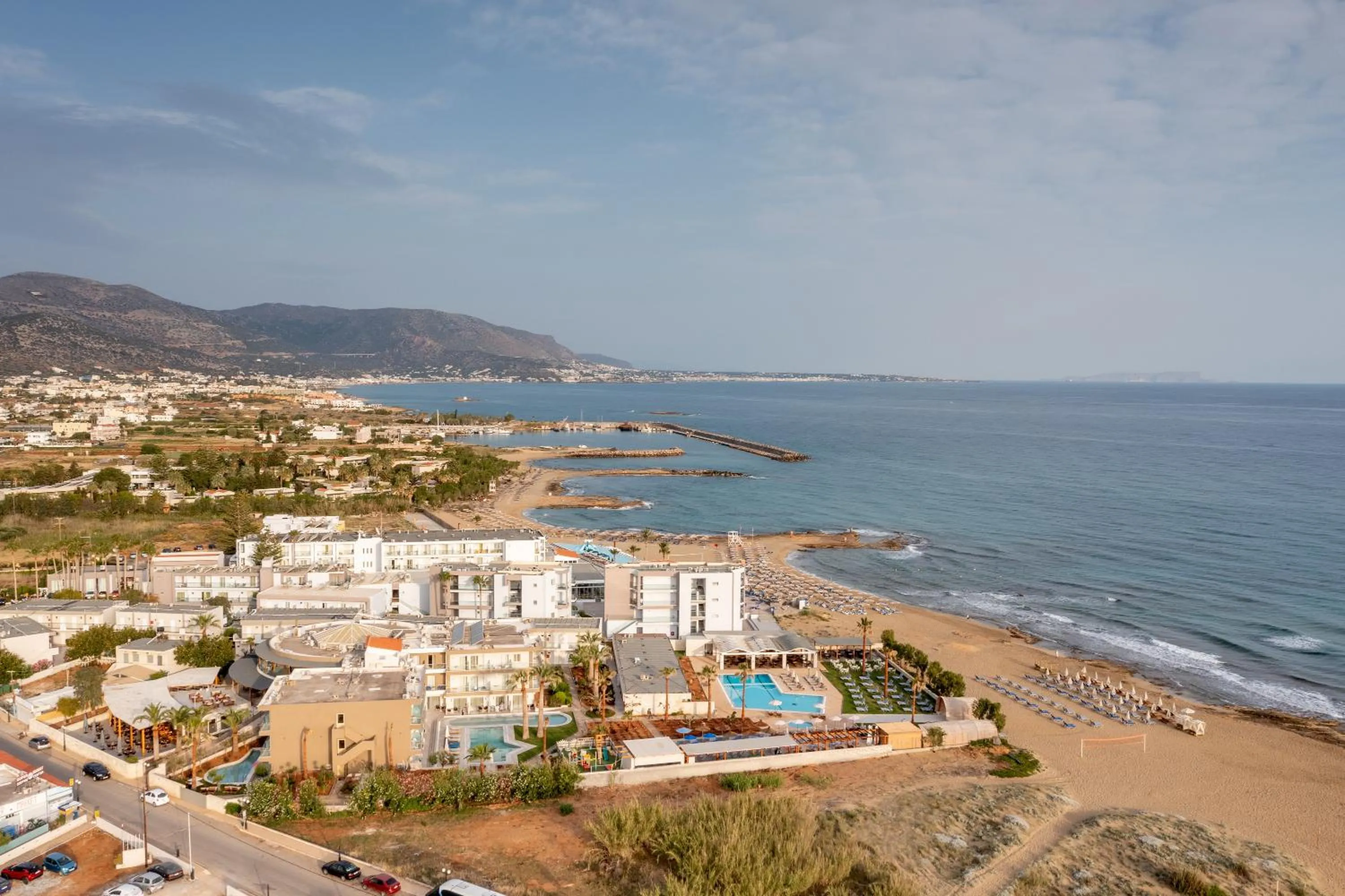 Bird's eye view in Malia Bay Beach Hotel & Bungalows