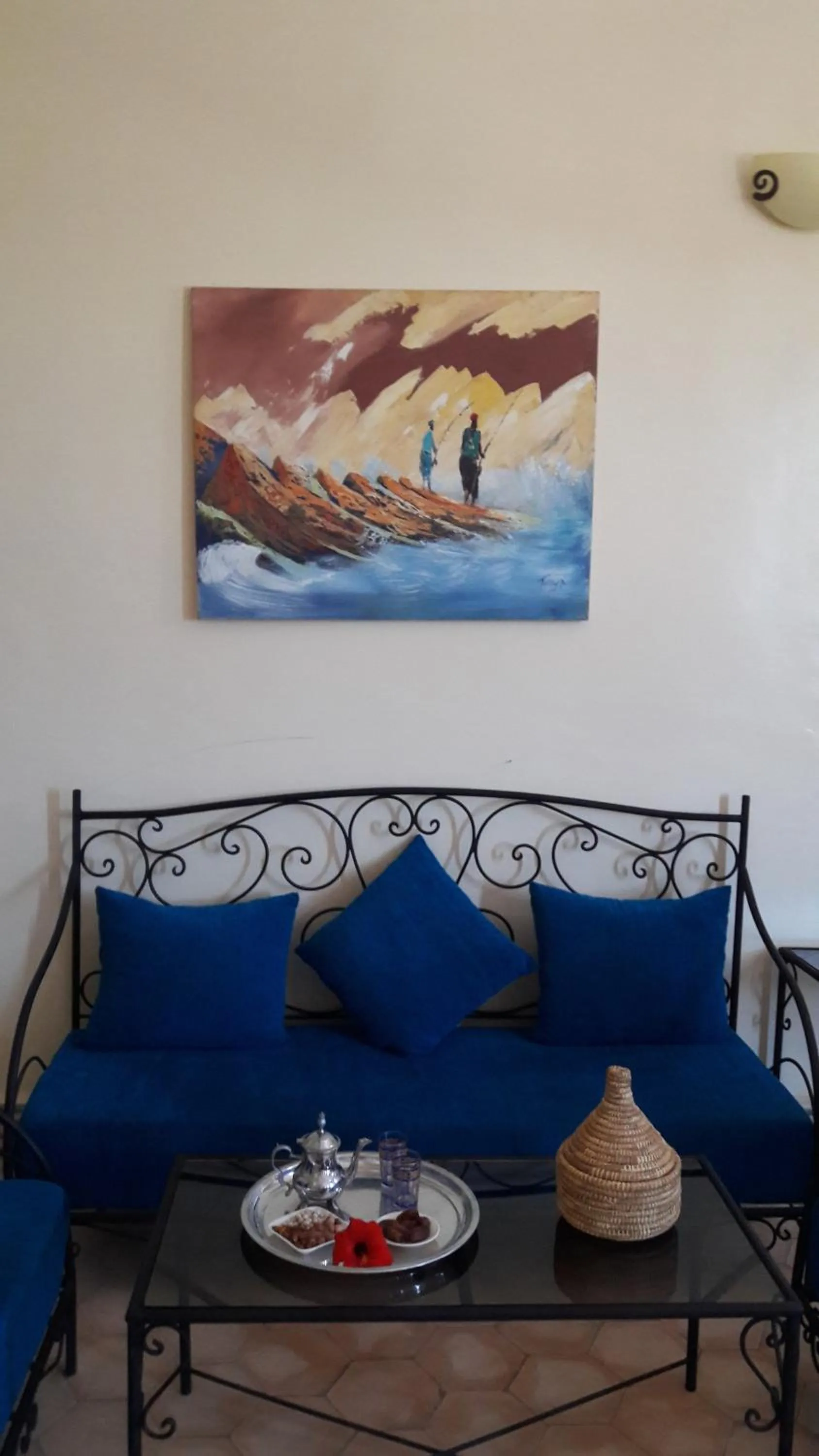 Living room in Auberge du Marabout