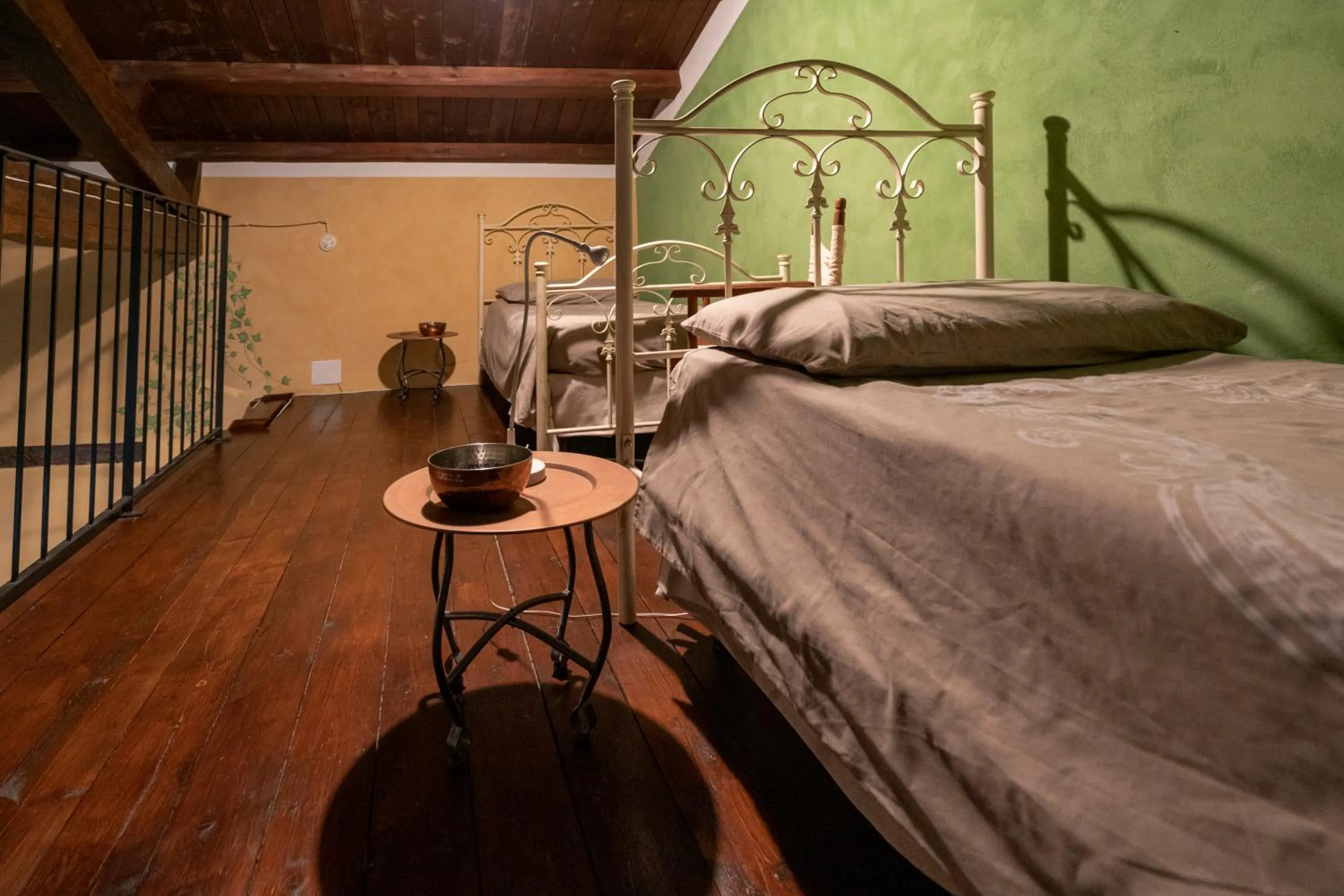 Bed in Antica Taverna del Principe