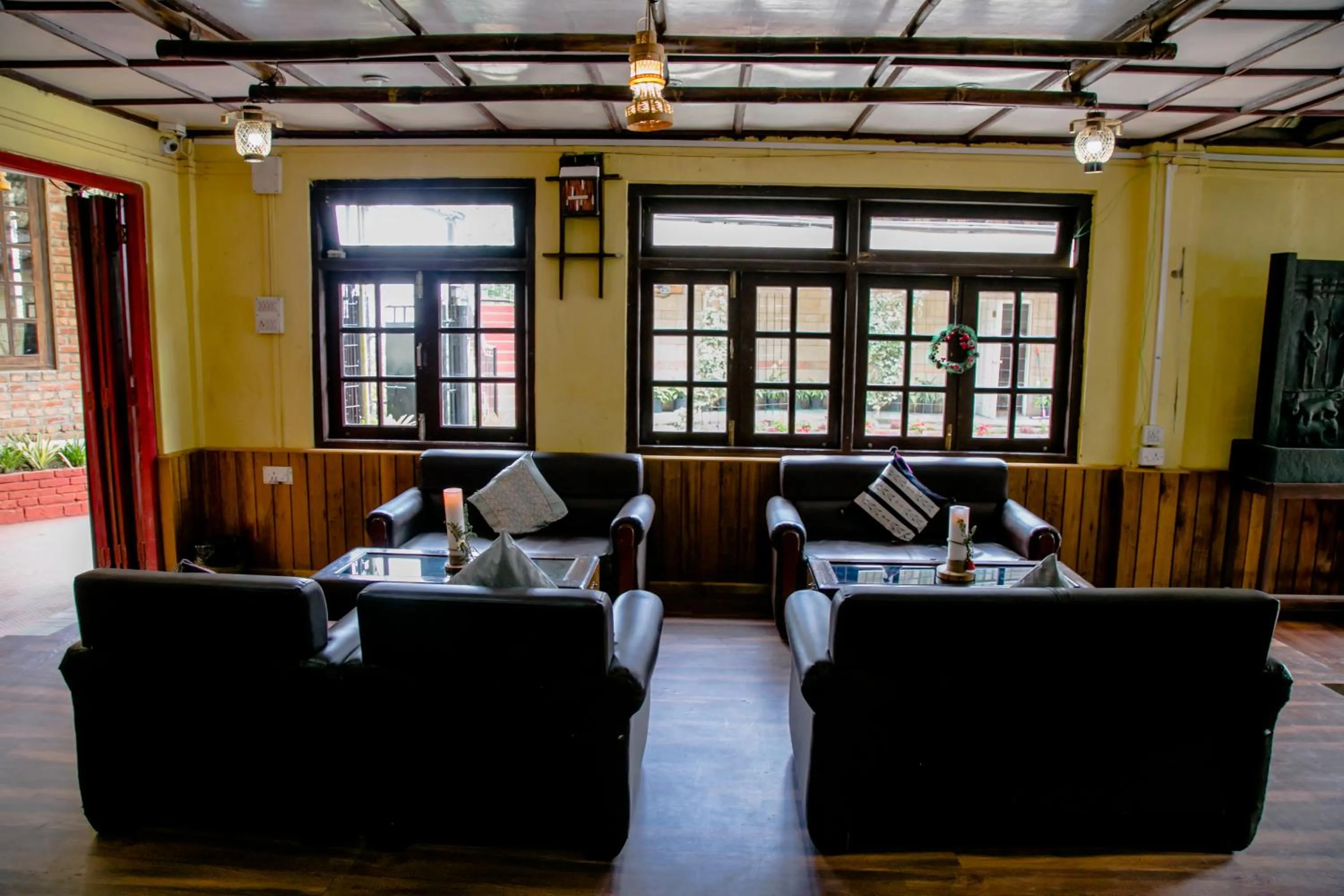 Communal lounge/ TV room in Niraamaya Retreats Aradura Kohima