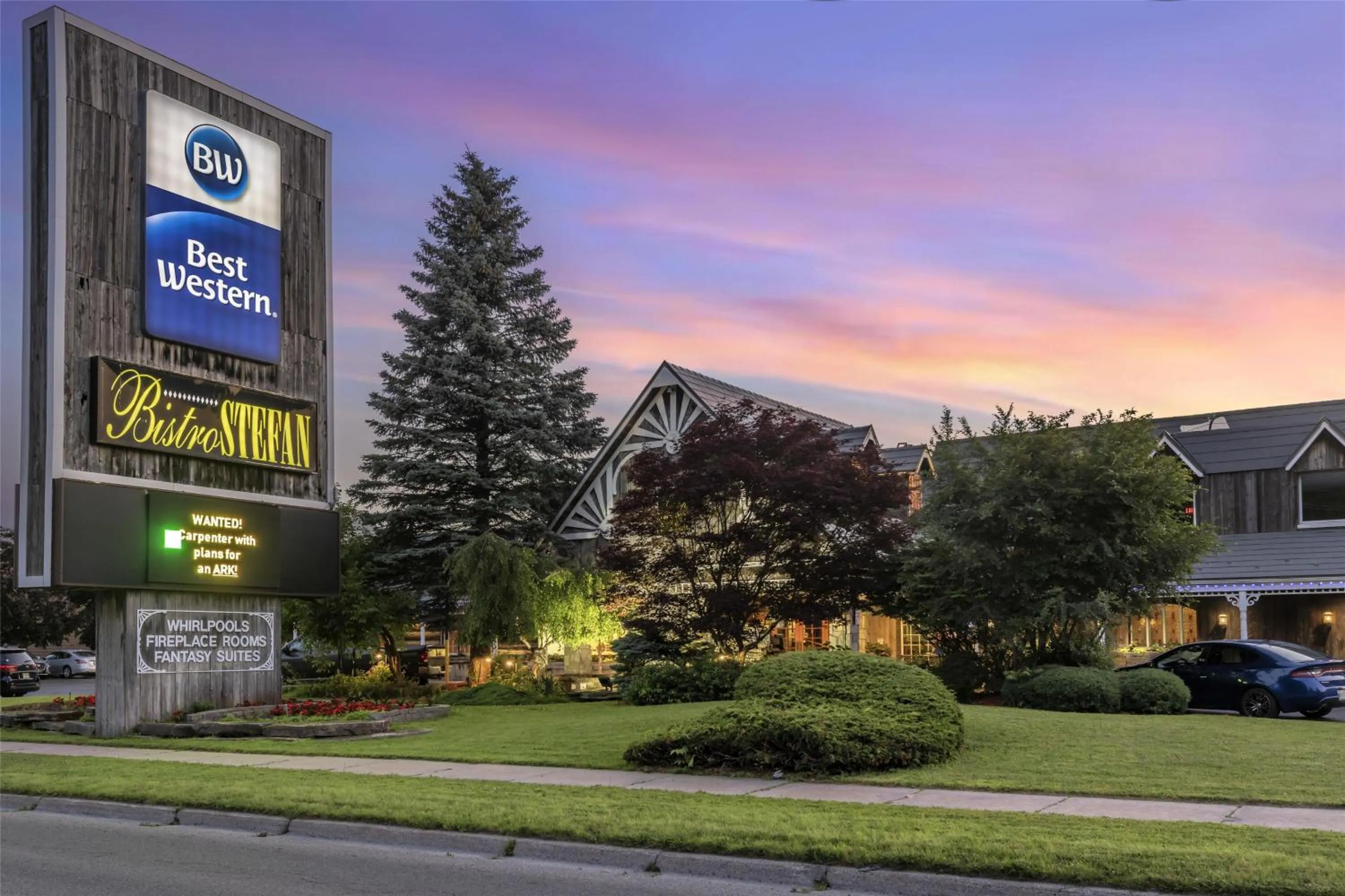 Property building in Best Western Fireside Inn