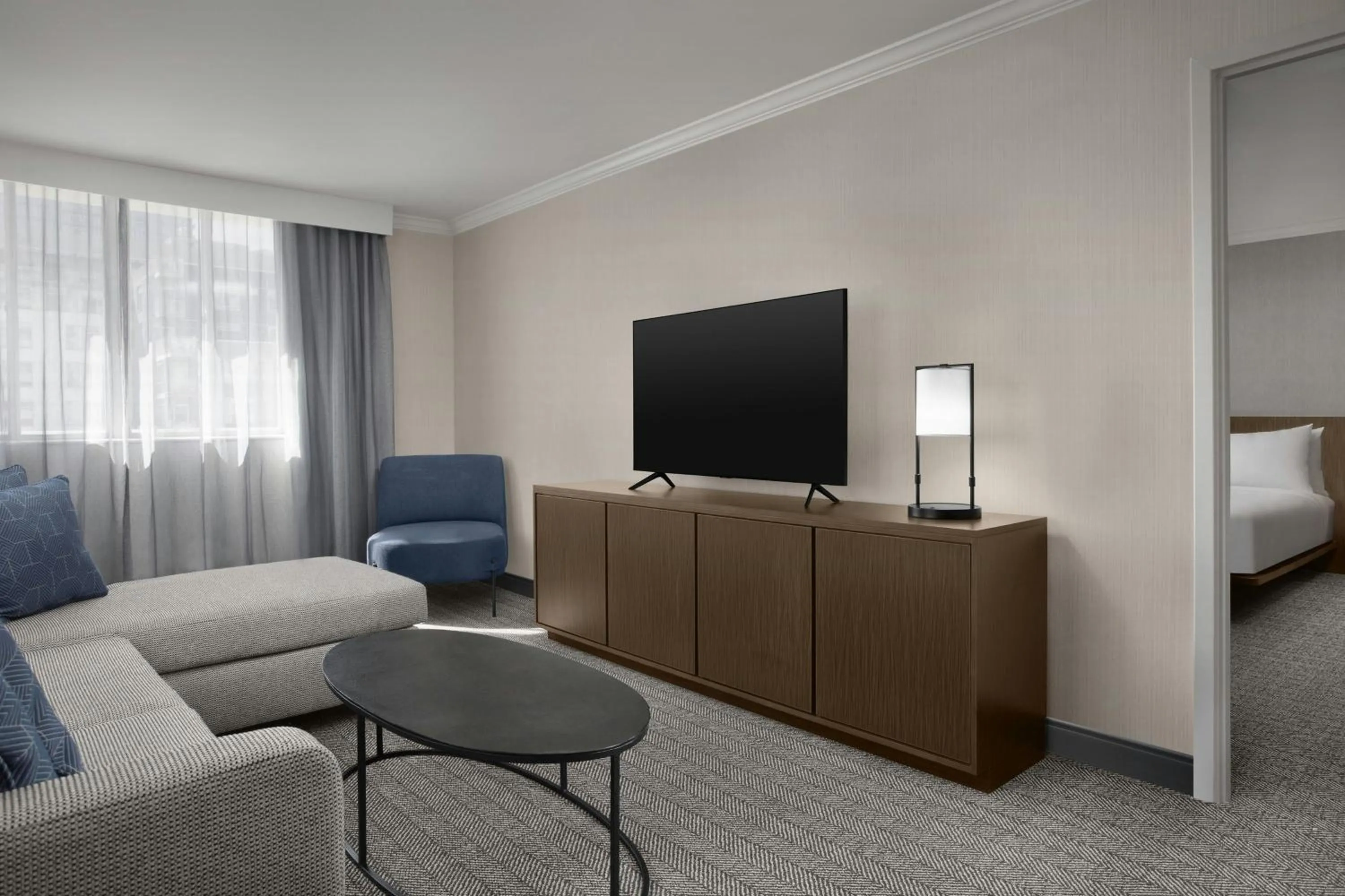 Photo of the whole room, Bed in Courtyard by Marriott San Diego Downtown Little Italy