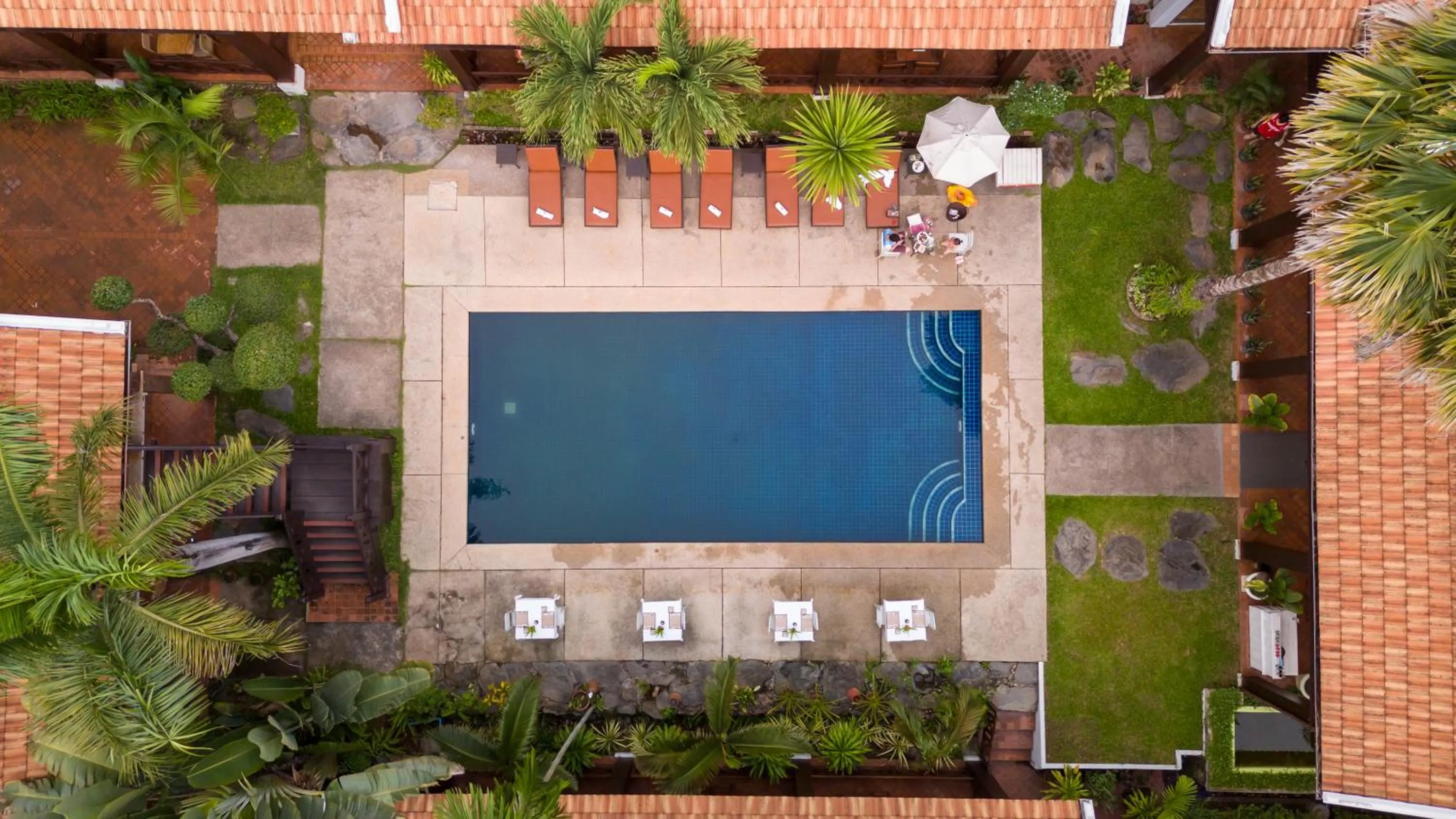 Pool view in Muangthong Boutique Hotel