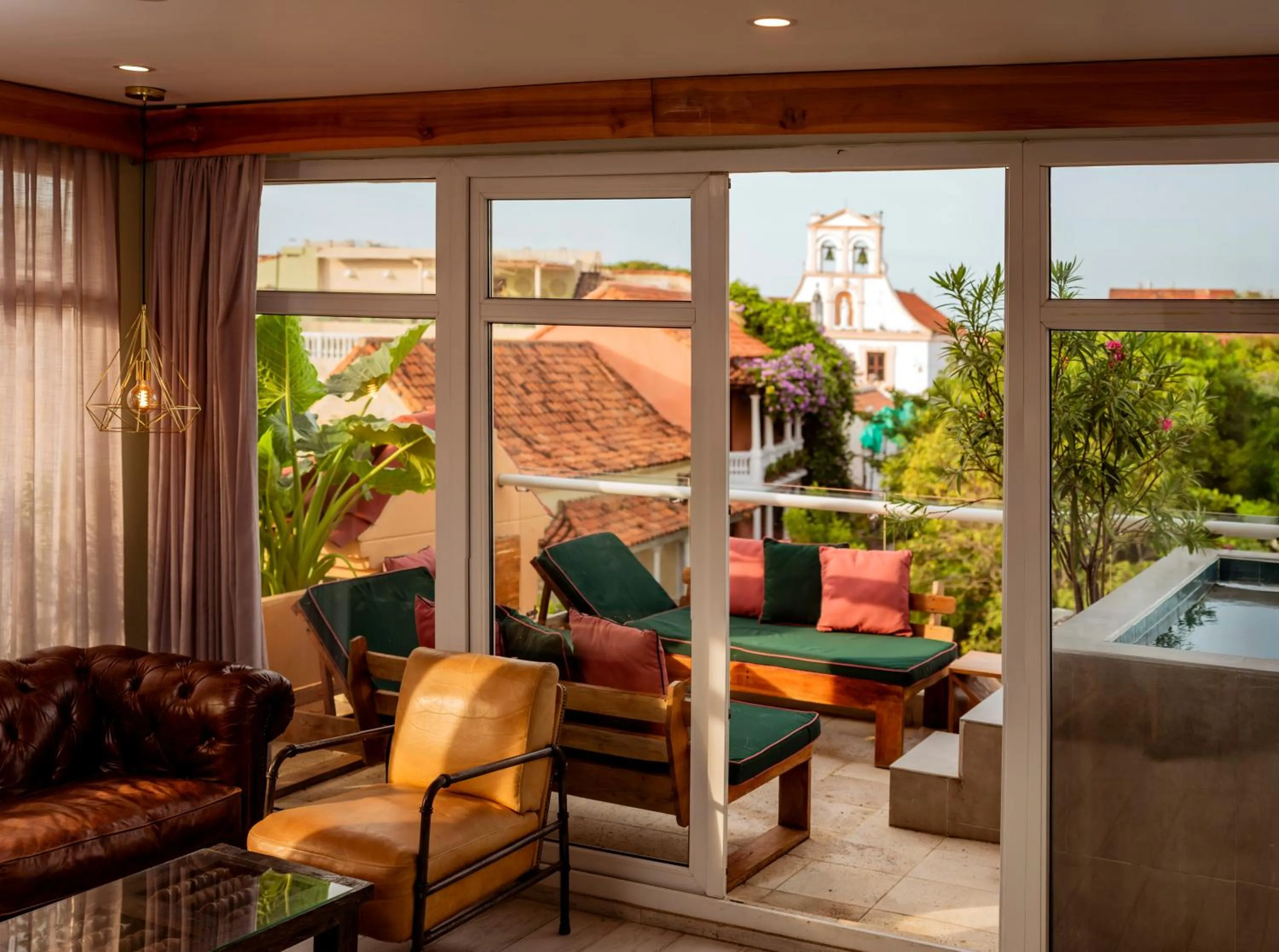 Garden view in Townhouse Boutique Hotel