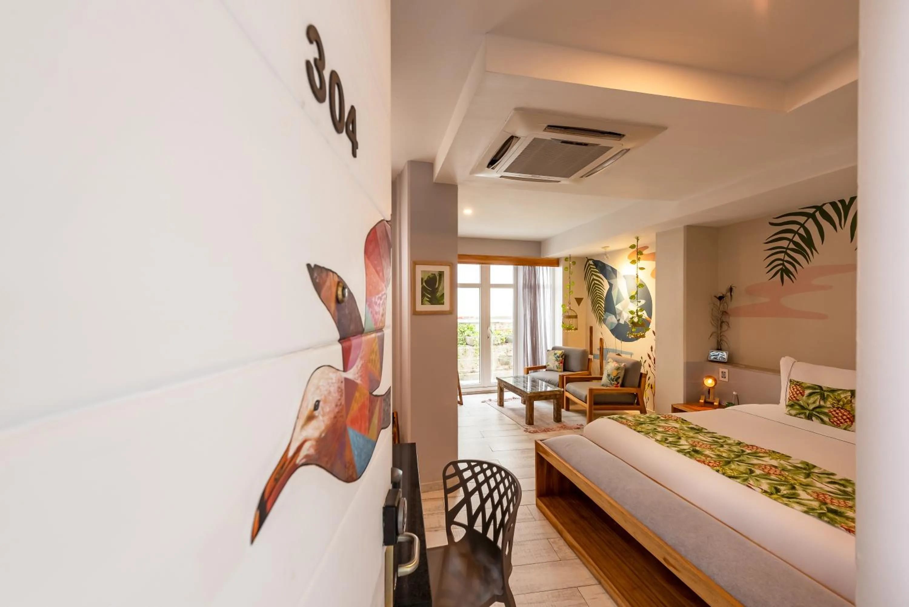 Decorative detail, Bed in Townhouse Boutique Hotel