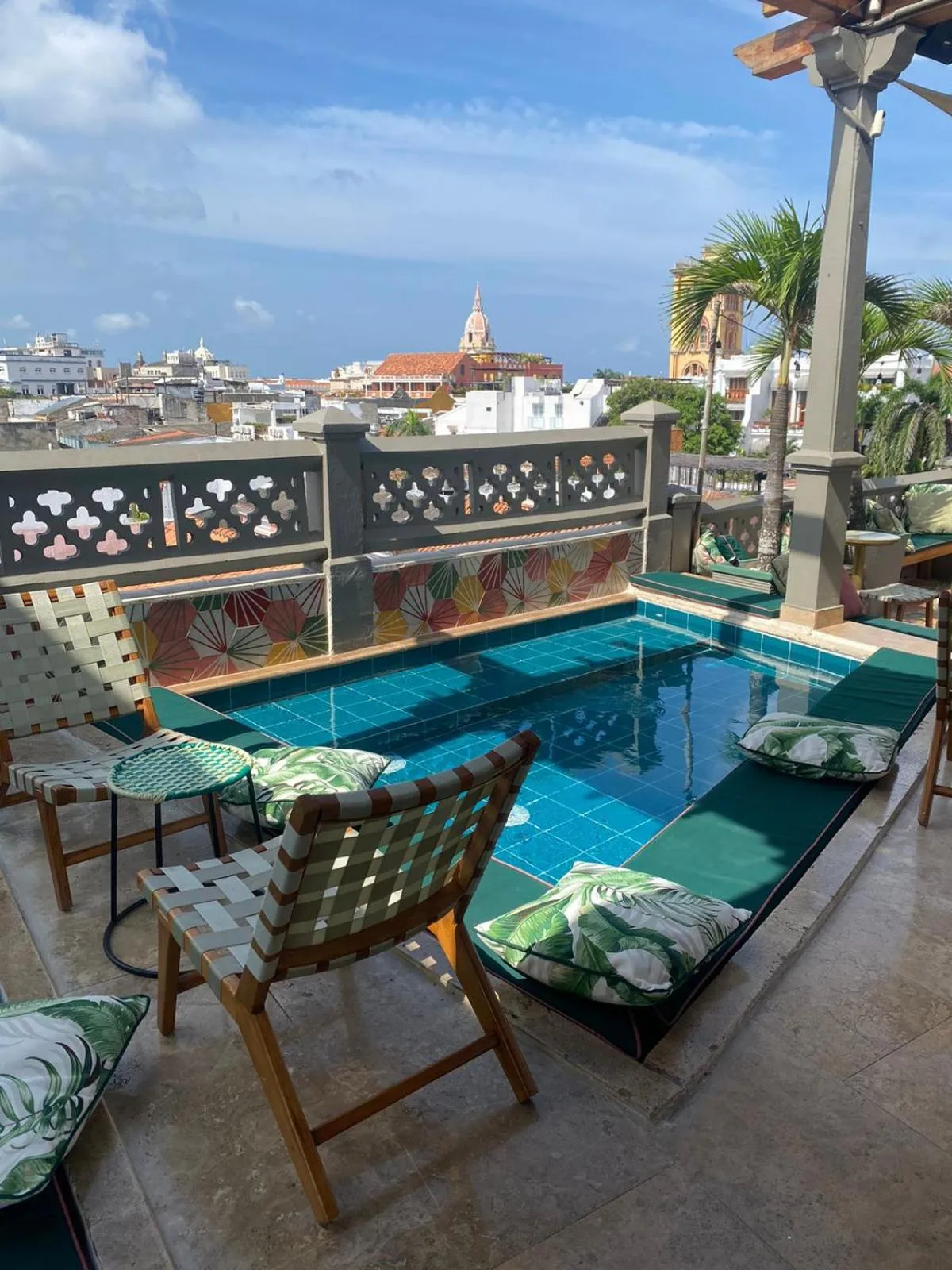 Pool view in Townhouse Boutique Hotel