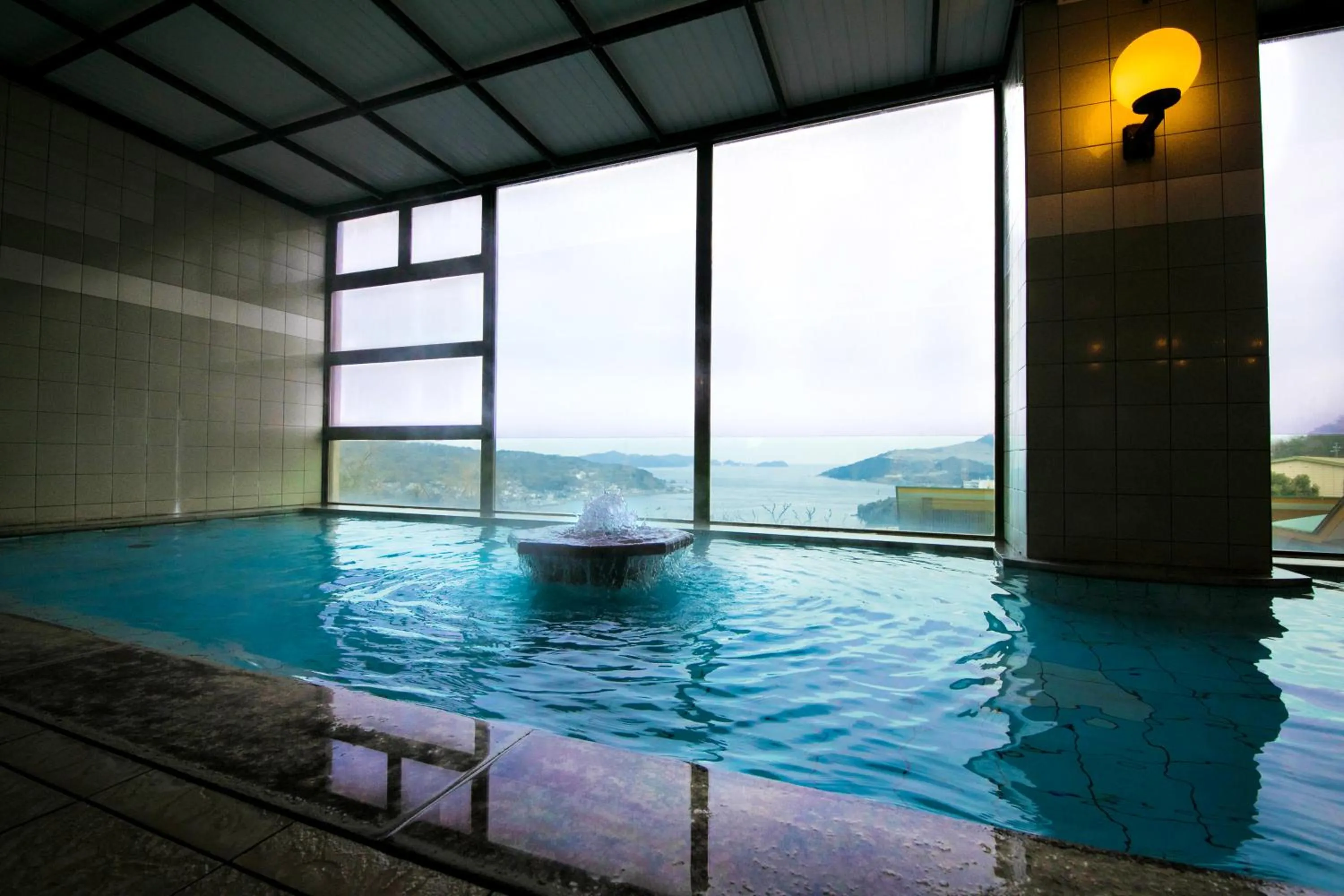 Hot Spring Bath in Toba View Hotel Hanashinju