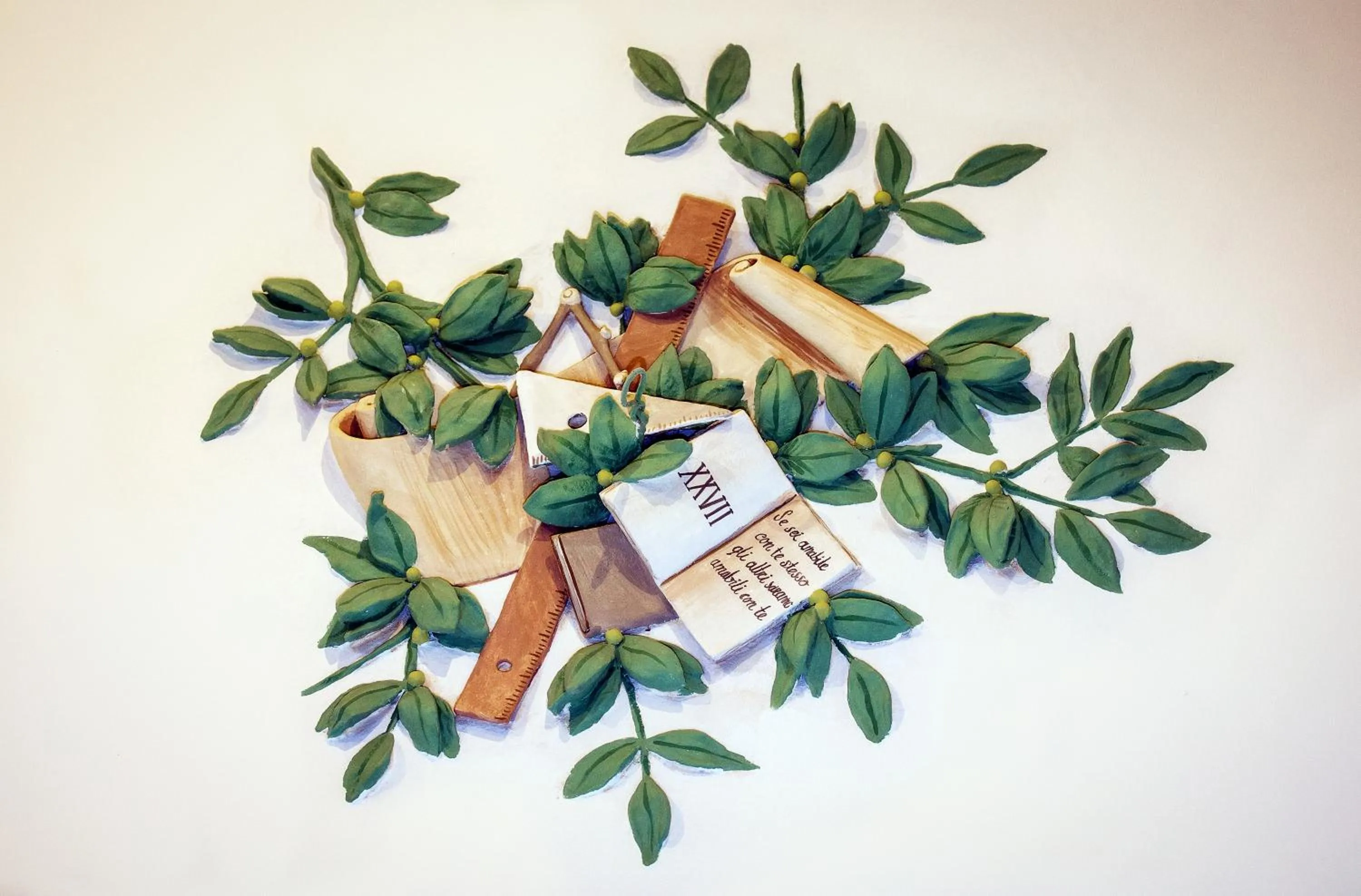 Decorative detail in Magione del Re